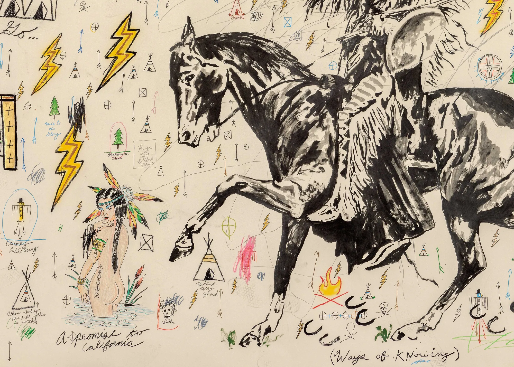 Detail of This is Happiness, 2019