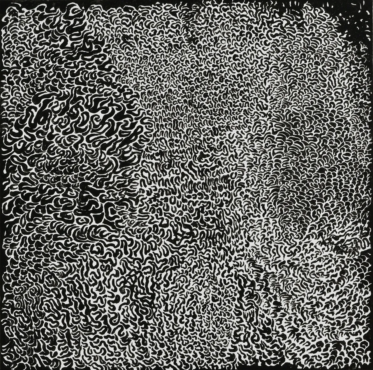 YAYOI KUSAMA SEEKING FOR LOVE OF HUMANITY, 2019 Acrylic on canvas 100 x 100 cm