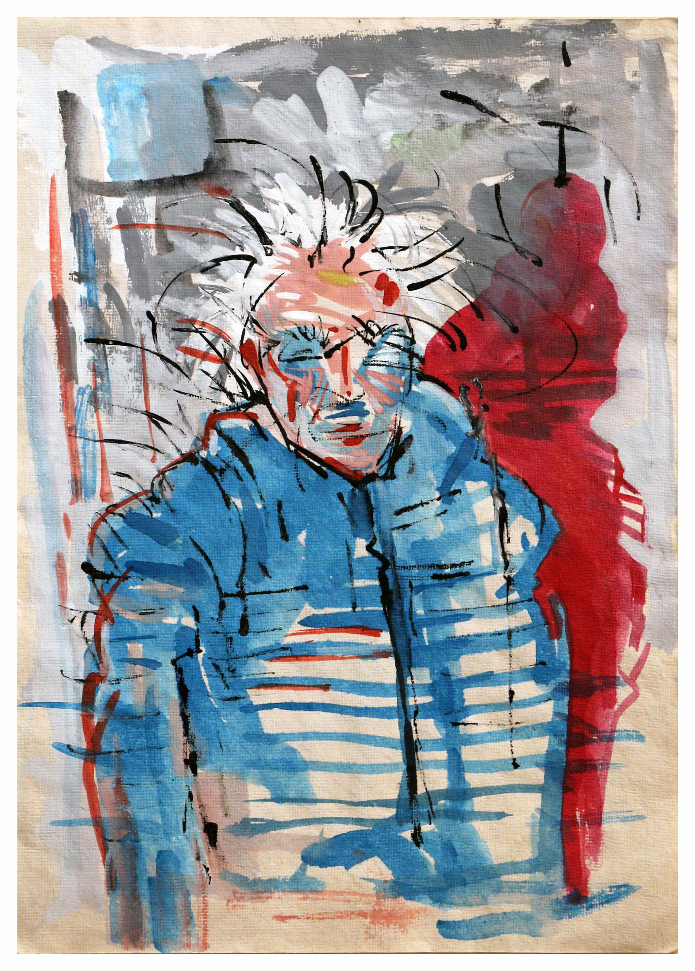 Untitled 17, 2019 Watercolor and ink on paper 16 x 12 in. ₹ 7,000.00