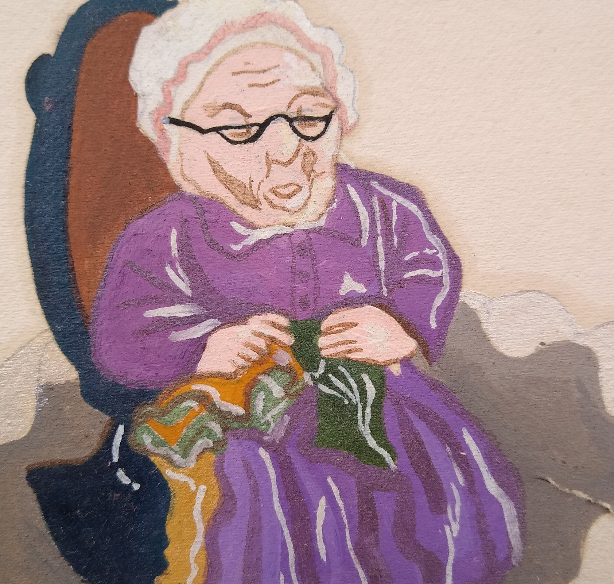 Objects , 2020 Oil on paper 3.3 x 3 in. ₹ 1,500.00