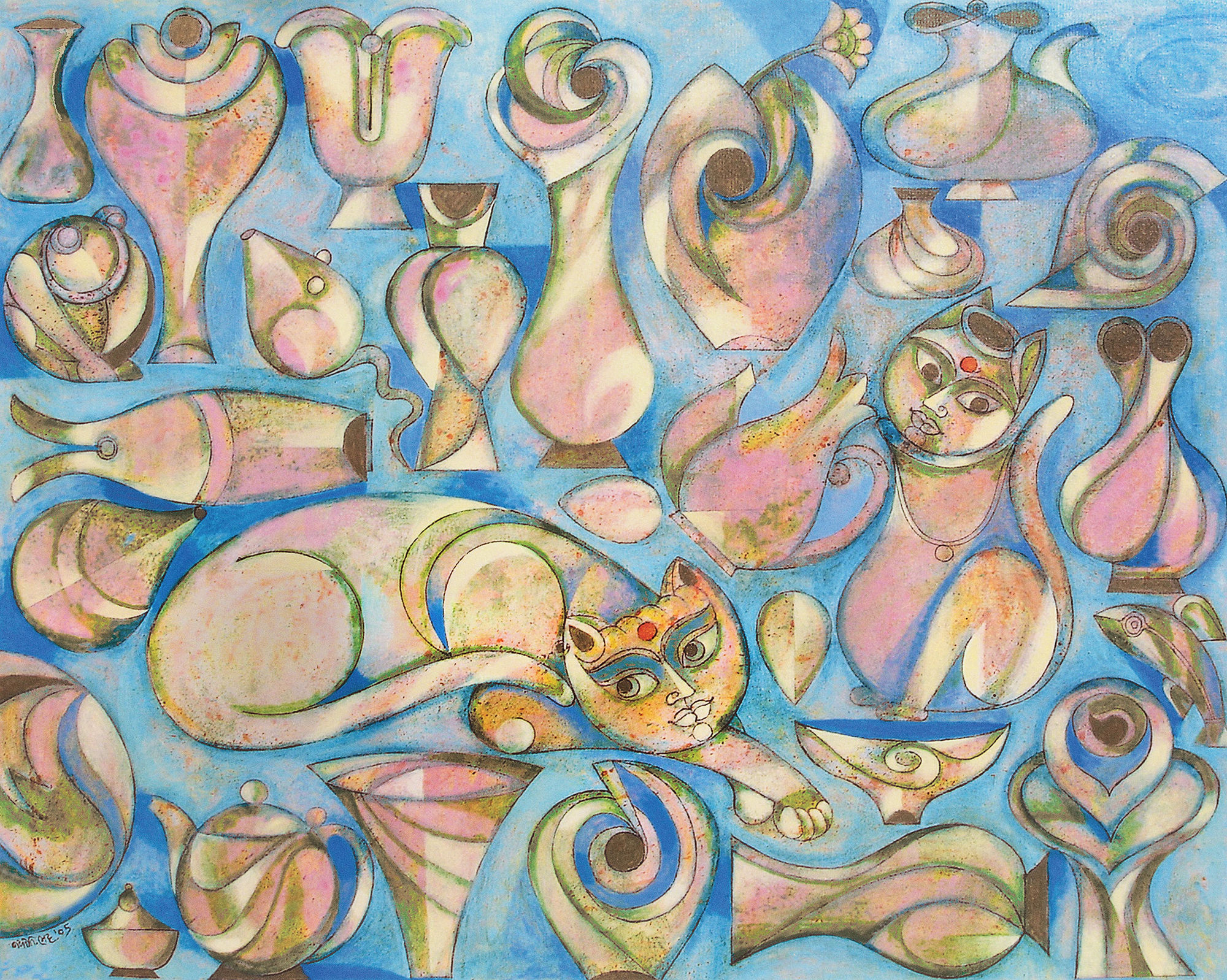 Still, 2005 Painting Reincarnation, 2019 Limited Edition Individual Print : 20&rdquo; x 26&rdquo; (28 editions) Also available in a portfolio of 5 Reincarnations : 11.5&rdquo; x 17&rdquo; (20 editions)