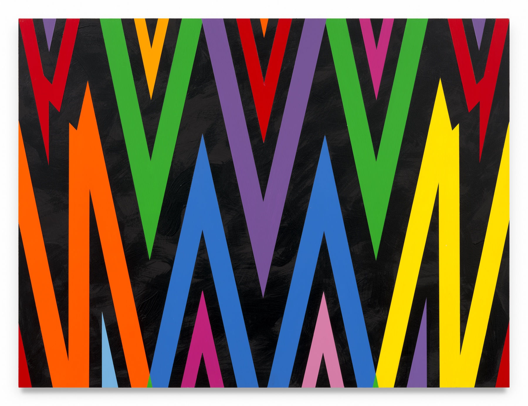 RICO GATSON Untitled (In the Midst I), 2024 Acrylic paint on wood 36 x 48 inches 91.4 x 121.9 cm