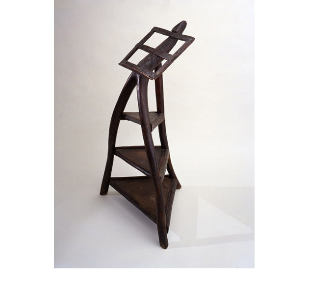 Artist Unknown African American Bible/Music Stand, early 20th century Southern United States Wood and varnish 49 x 25 x 24 in. (124.5 x 63.5 x 61 cm.)