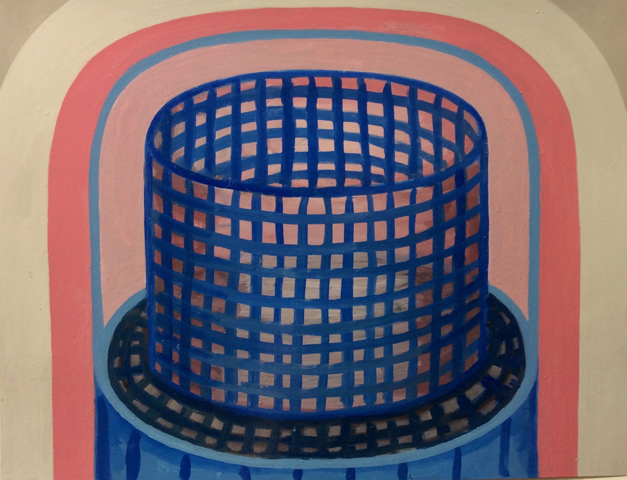 Lantern, 2022 Enamel on paper 10 x 13 in. (25.4 x 33 cm.) (CHH 21)