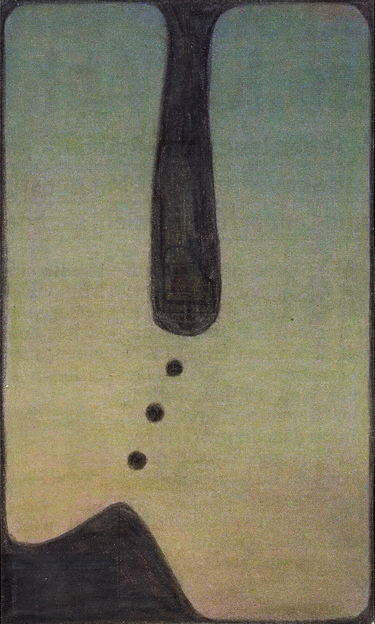 Untitled, 2019 Graphite and colored pencils on newsprint clip mounted on paper 4.4 x 2.6 in. (11.3 x 6.7 cm) (LpS 366)