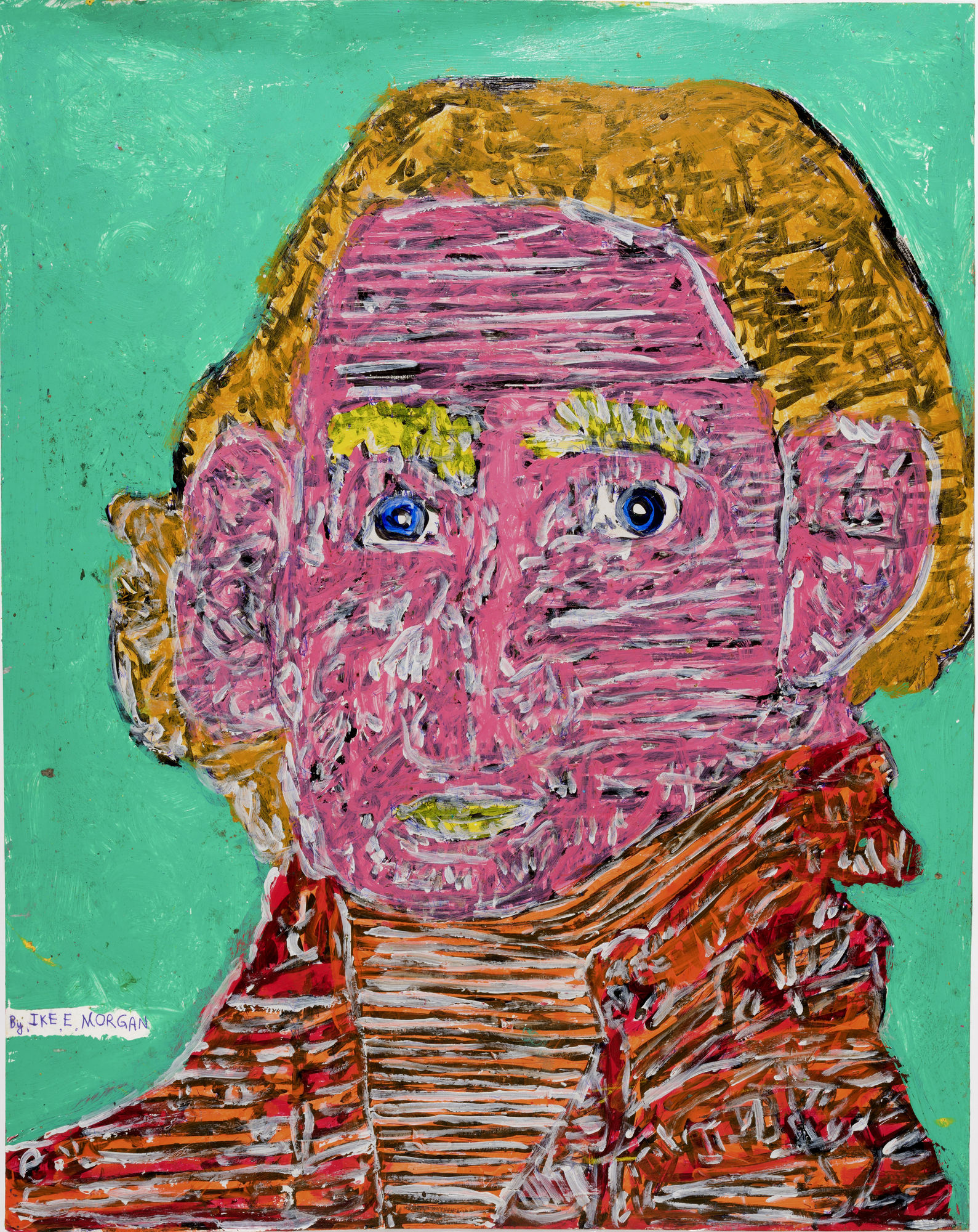 George Washington, 2024 Acrylic on poster board 28 x 22 in. (71.1 x 55.9 cm) (IEM 5)