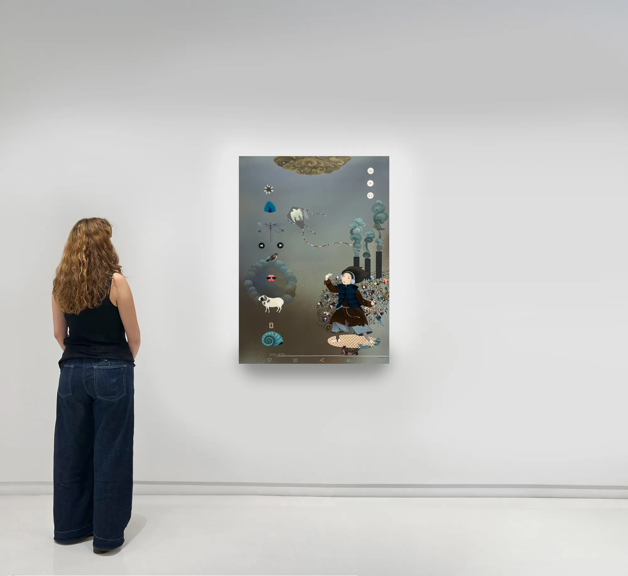 Woman in Ulaanbaatar: Dreams Carried by Wind (installation), 2025