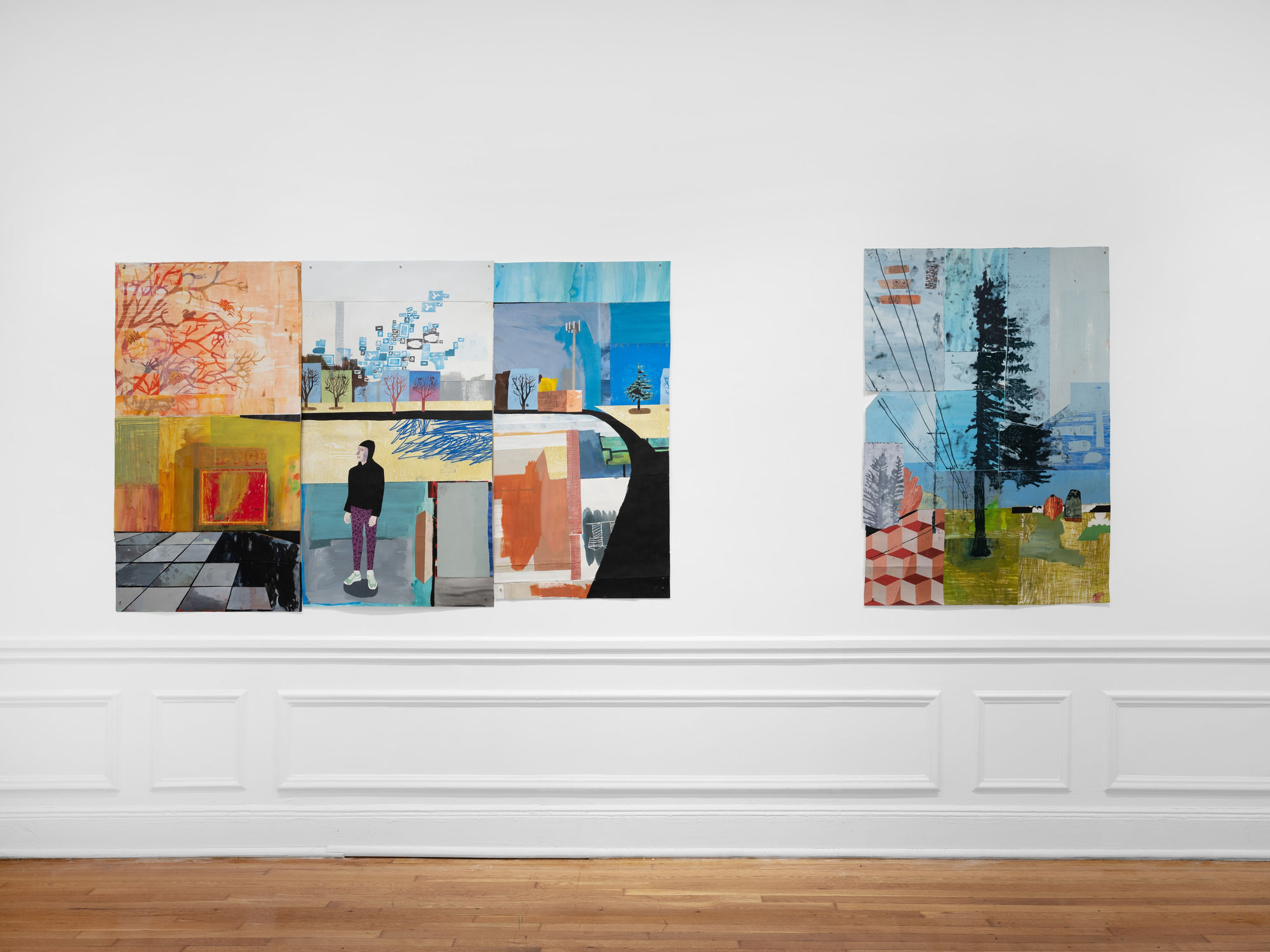 Carolyn Swiszcz Left: Harmon Park 2022, Right: Tree (Wentworth Avenue) 2020