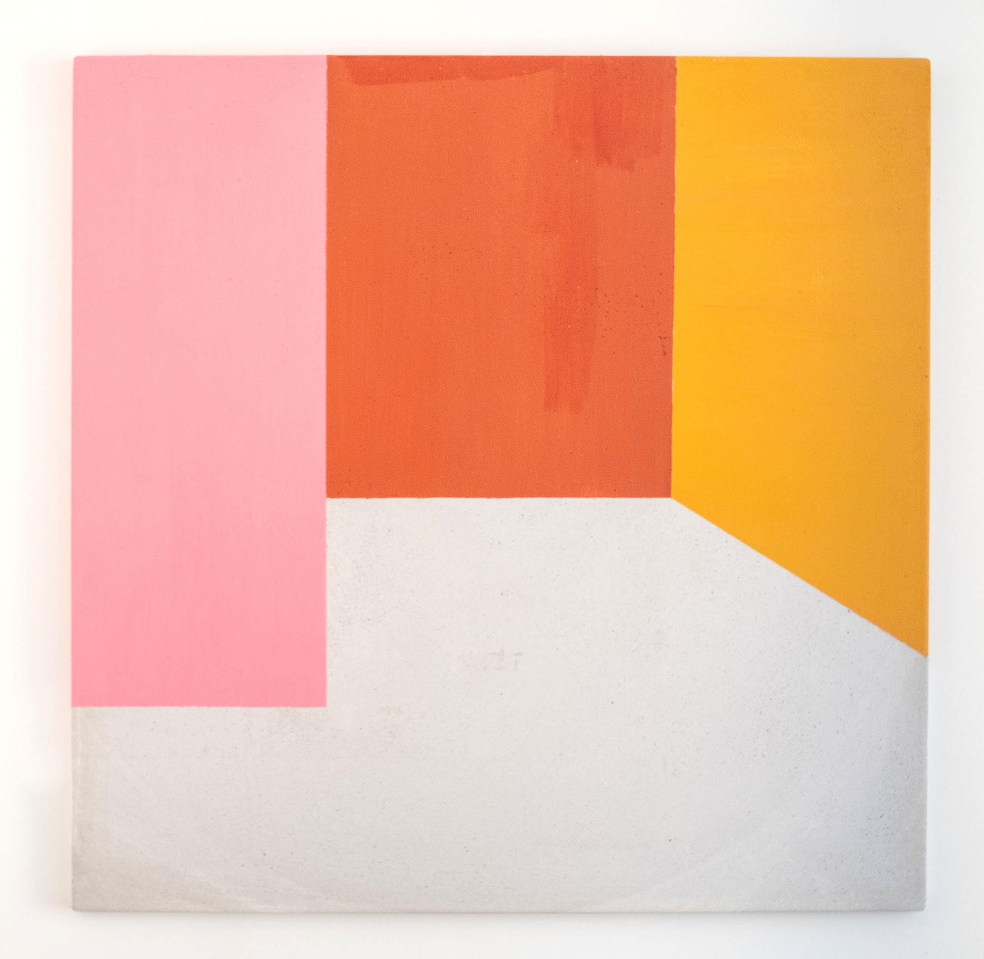 8448 Carolina Martinez sem título I (série plaquinhas) 2023 acrílica sobre concreto 40 x 40 x 1,5 cm