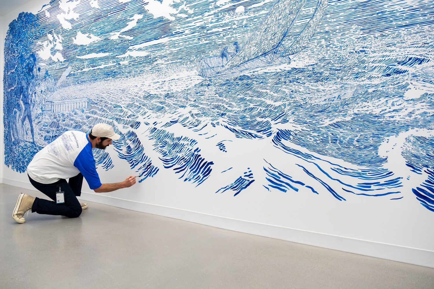 Martin Machado Facebook Artist in Residency Mural, 2019