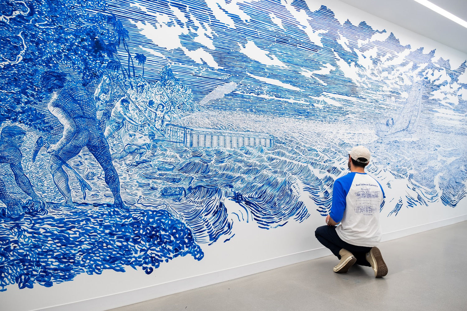 Martin Machado Facebook Artist in Residency Mural, 2019