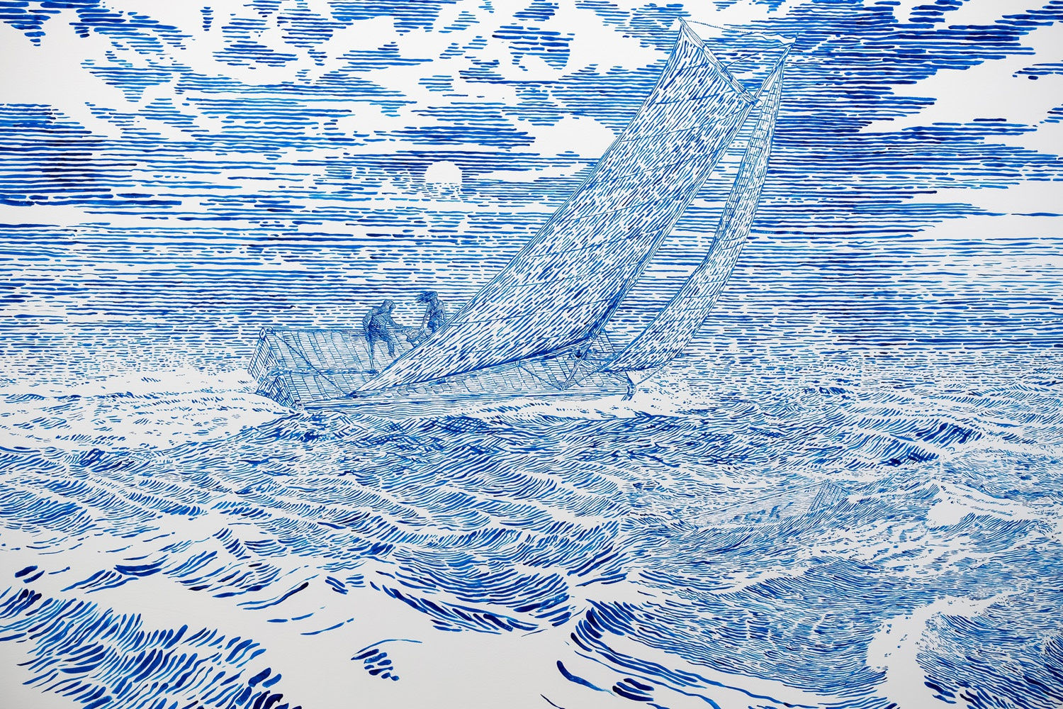 Martin Machado Facebook Artist in Residency Mural, 2019