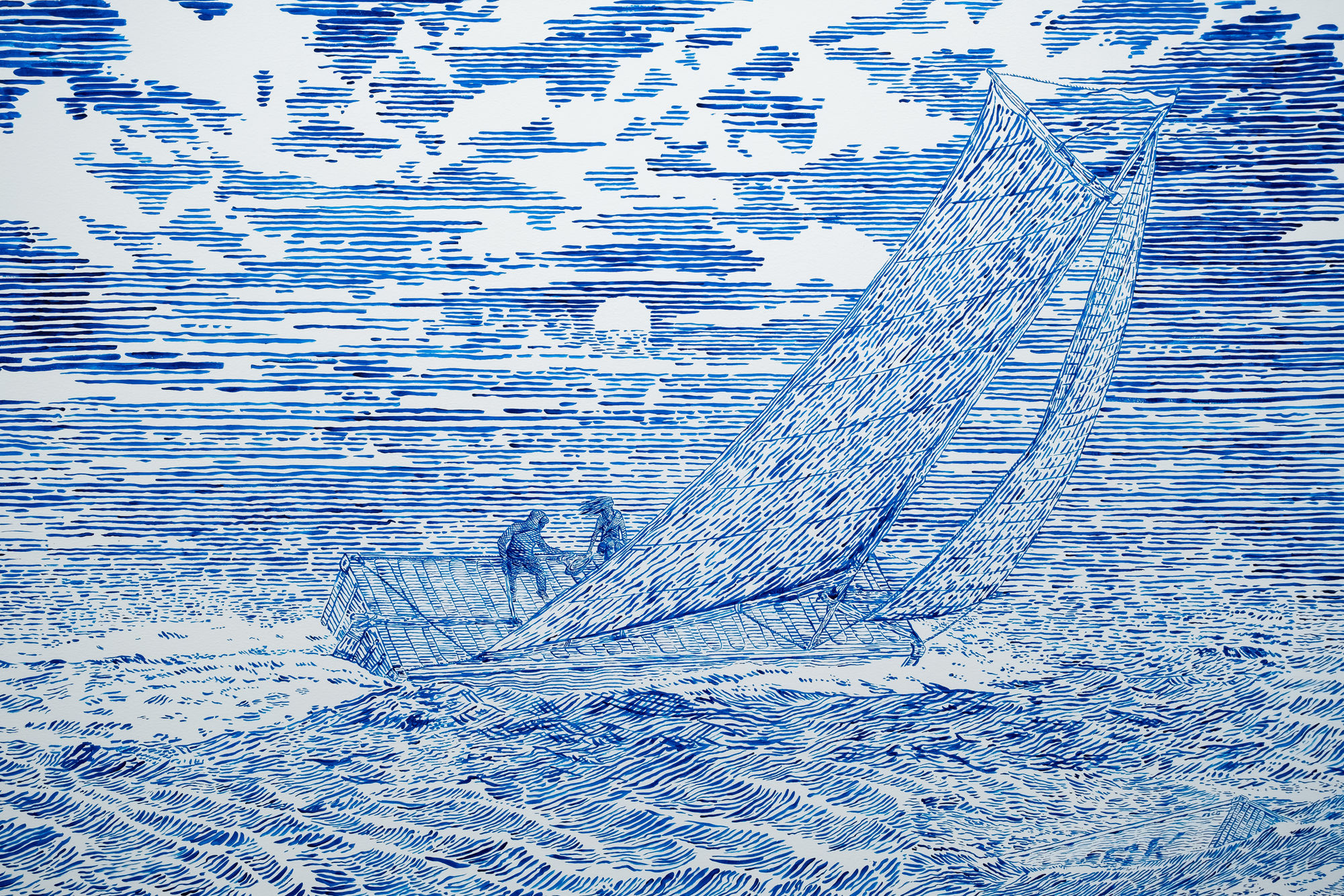 Martin Machado Facebook Artist in Residency Mural, 2019