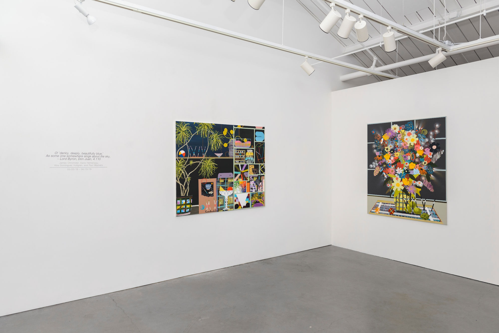 O! ‘darkly, deeply, beautifully blue,’ As some one somewhere sings about the sky, – Lord Byron, Don Juan, 4.110