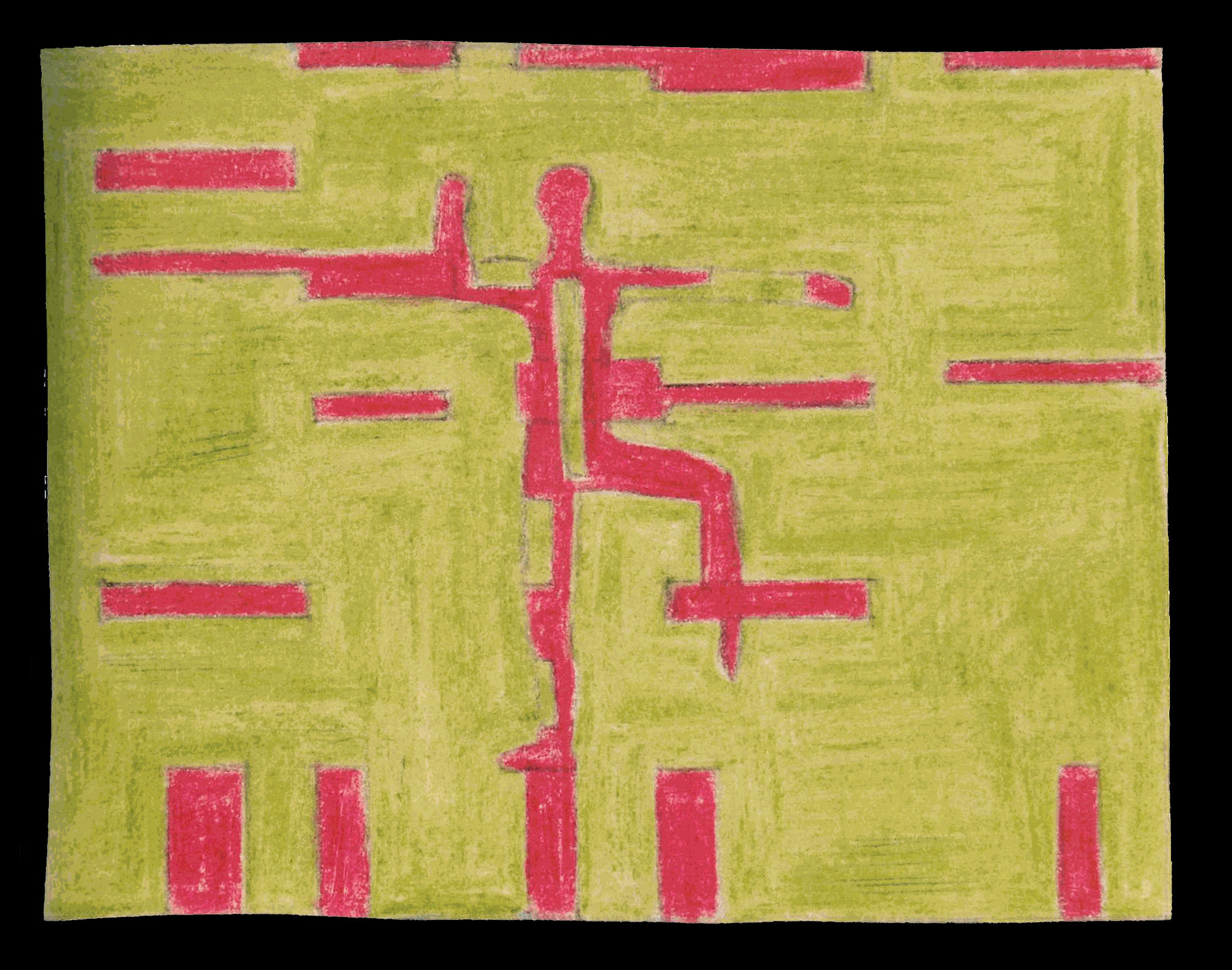 0°‹—›45° version I Scene and costume sketch II Possibility 4, 1974