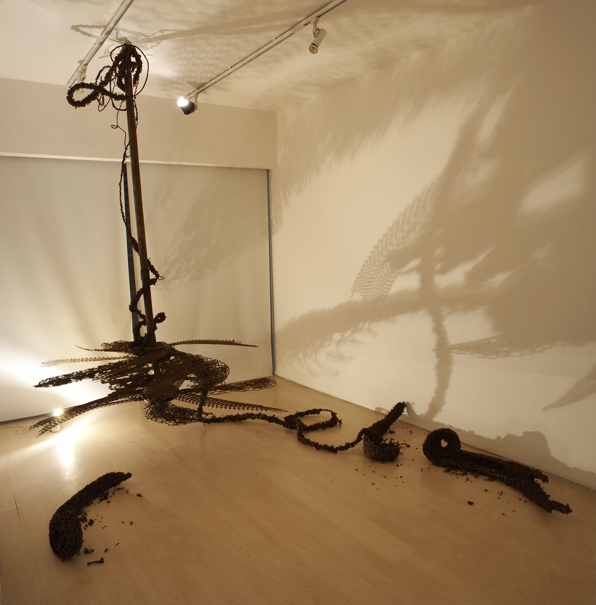 Sakshi Gupta, Some Beast, 2008 | Metal scrap, Dimensions variable