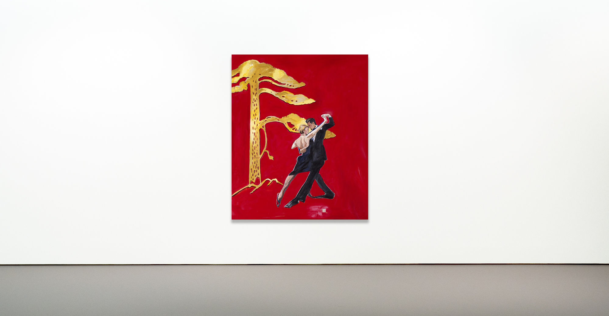 兩人世界 THE TWO OF US，2009，油彩、畫布 Oil on Canvas，152.4x127cm