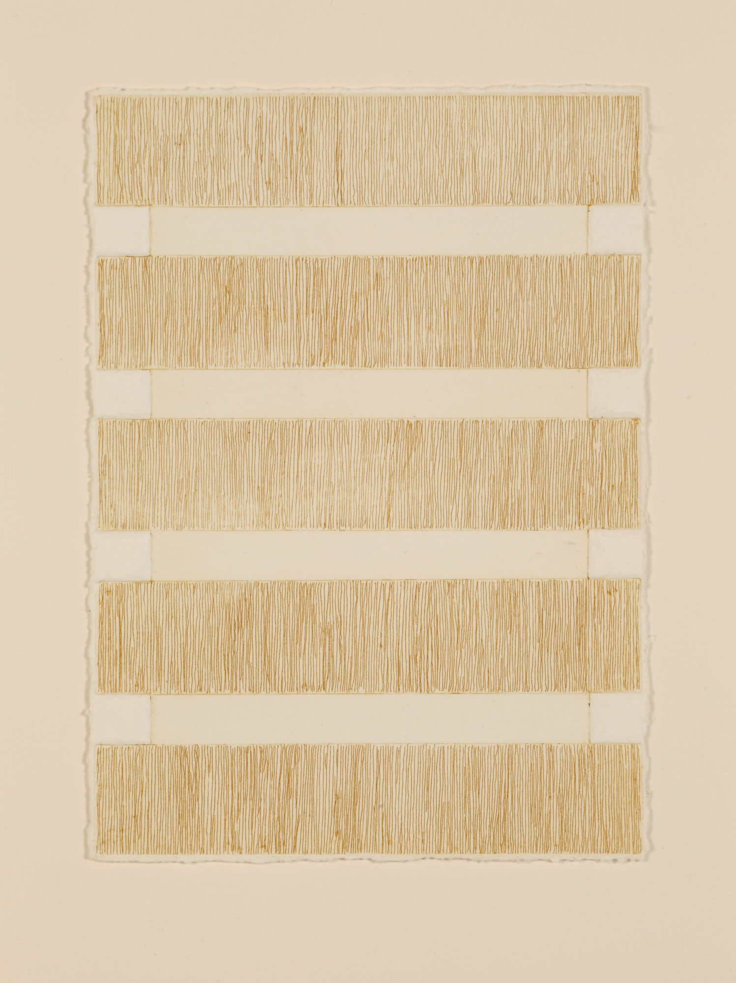 Kim Lin, Untitled, 1975. Embossed etching. Courtesy of Jerwood Collection &copy; Estate of Kim Lim. All Rights Reserved, DACS 2025