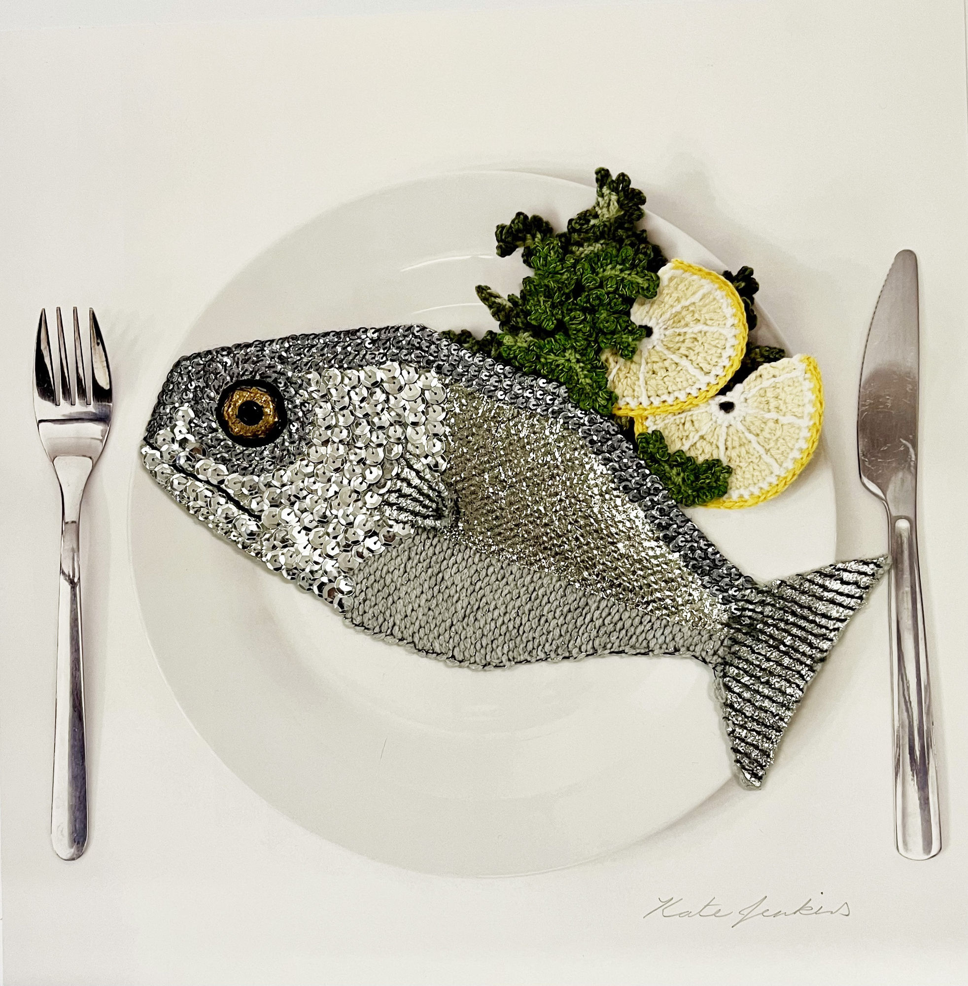 Kate Jenkins, Hand Sewn Sea Bream