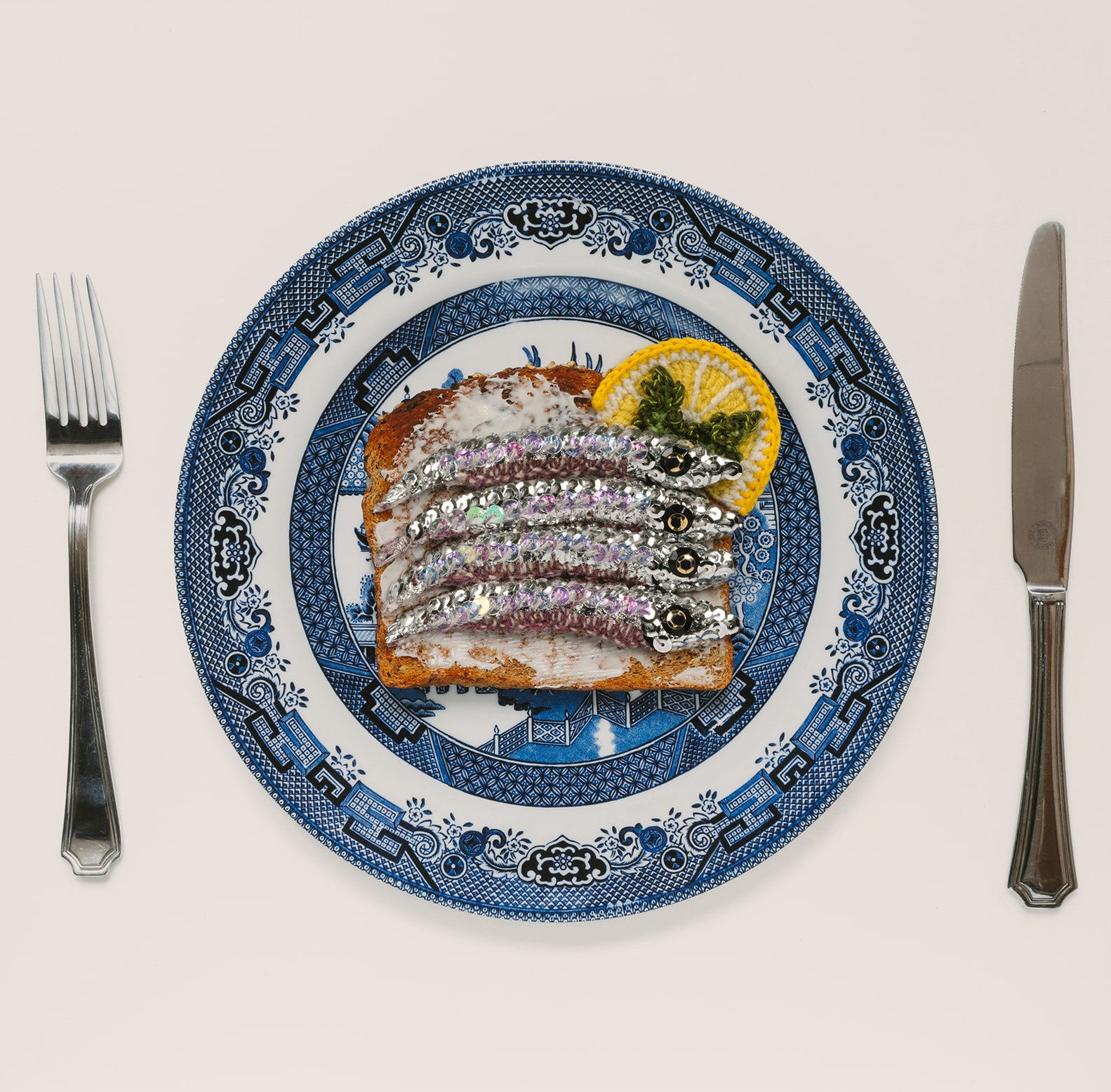 Kate Jenkins, Four Anchovies on Toast