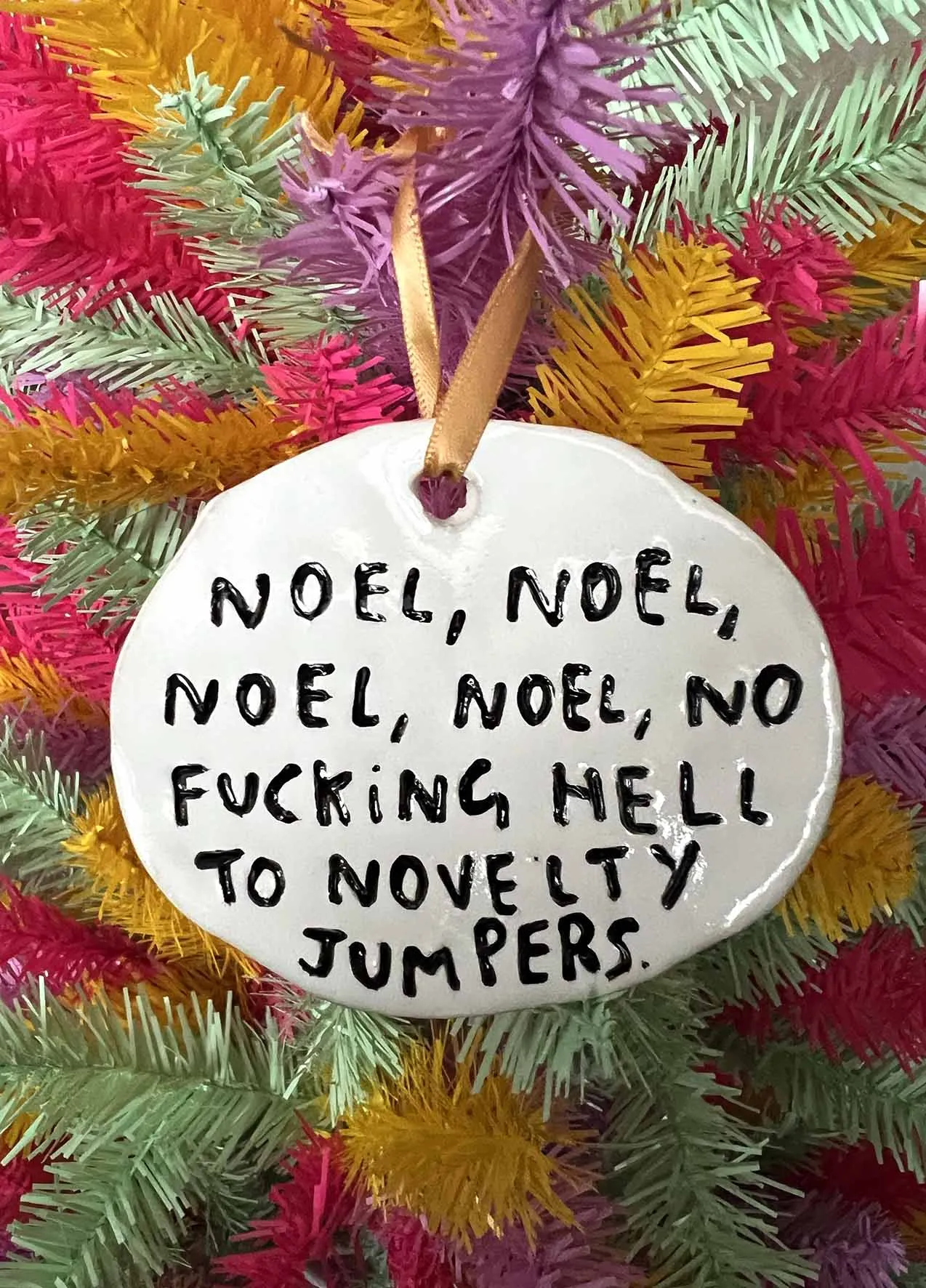 Dan Jamieson, Noel, noel, noel, noel, no fucking hell to novelty jumpers