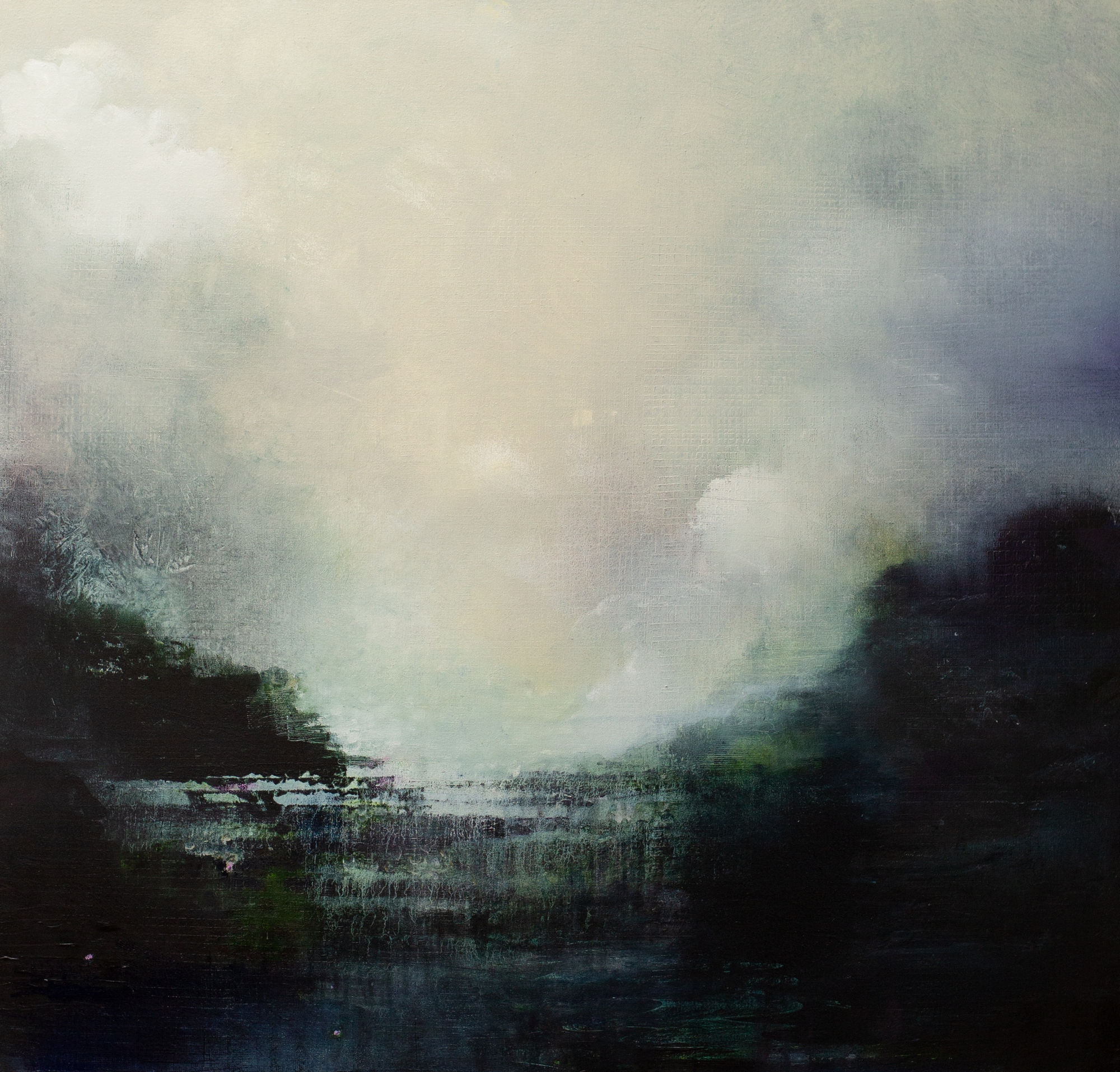 Gareth Edwards, Cove of Light, oil on canvas, 105 x 110 cm, 2020