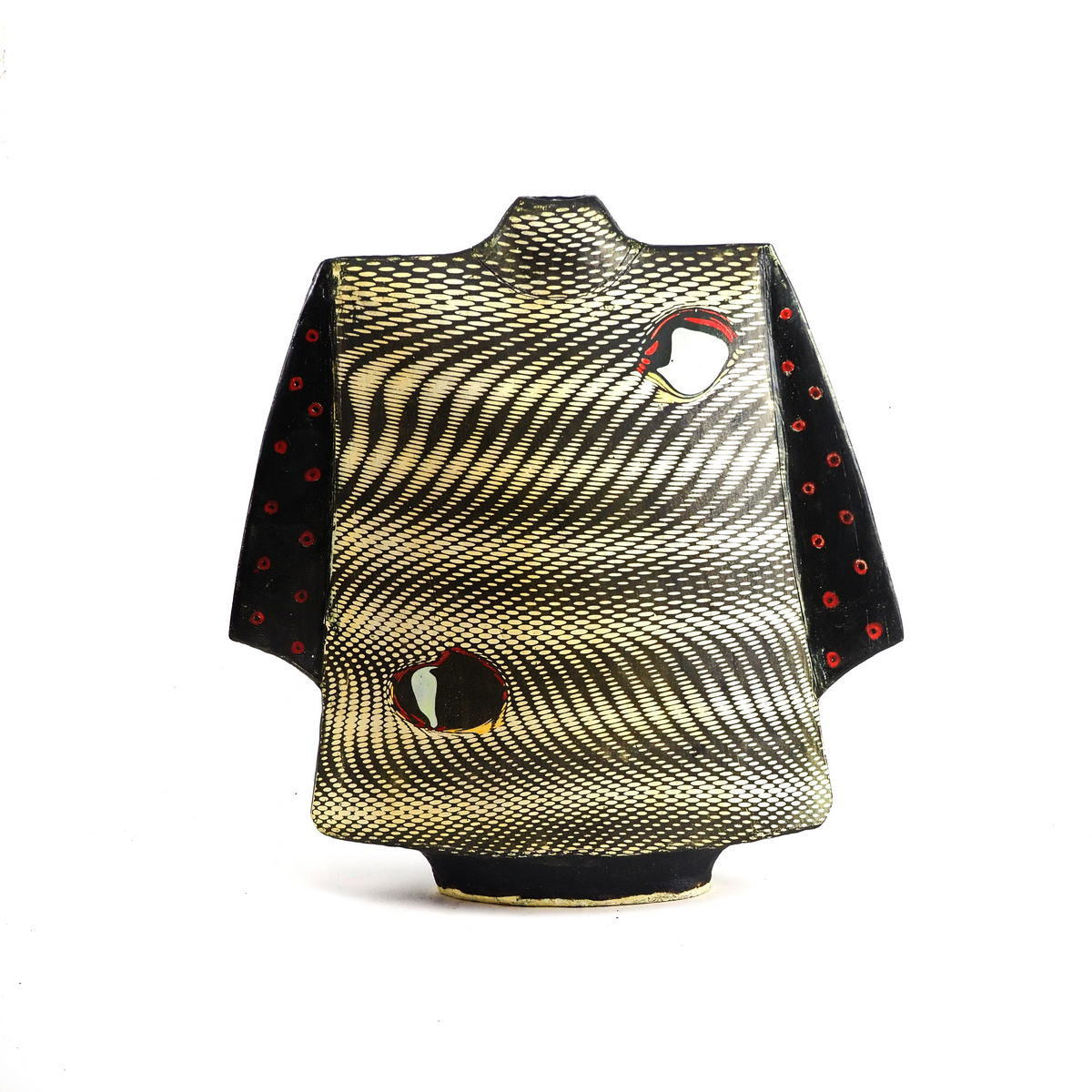 John Bedding, Maldives Fish Series No 13, ceramic, 34 x 33 cm, 2023