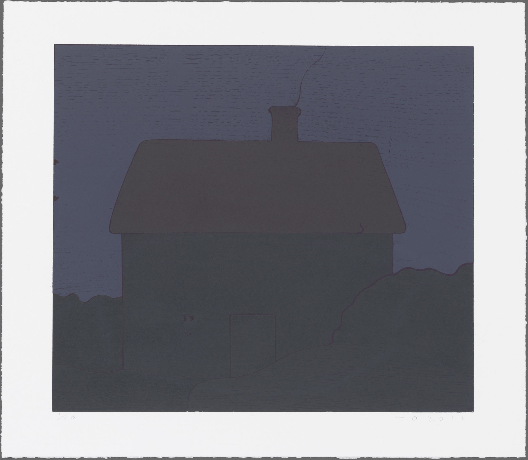 HUMPHREY OCEAN RA After Dark, 2011 Humphrey Ocean exhibited alongside Mick Blake, Germaine Dolan, Jennifer Harding, Stephen Jaques, Mali Morris RA, Geoff Rigden and Paul Tonkin, in the LHS exhibition '8: Connected' in 2015.