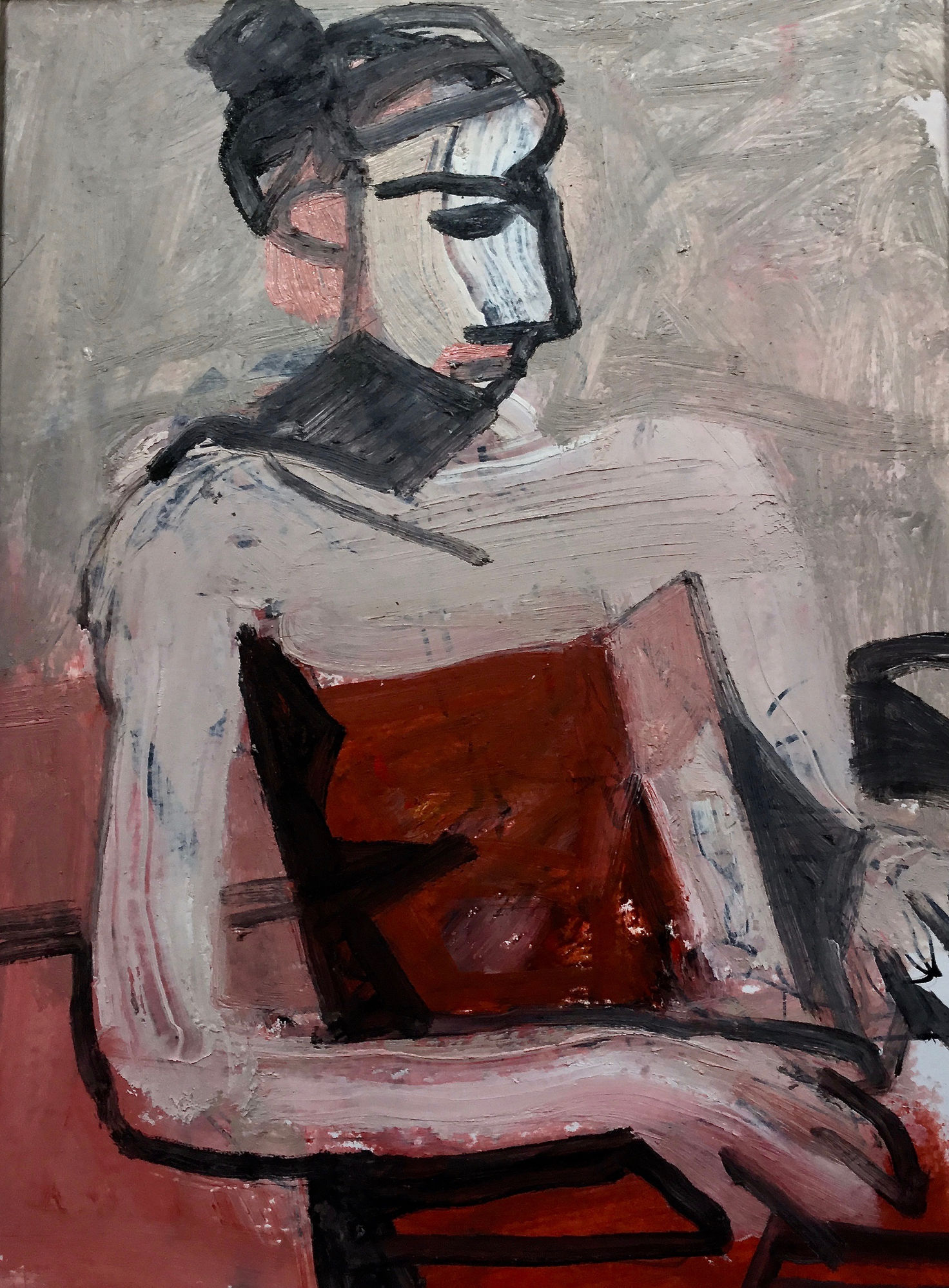 Arthur Neal, STUDY FOR THE UKRAINIAN PIANIST II, 2022