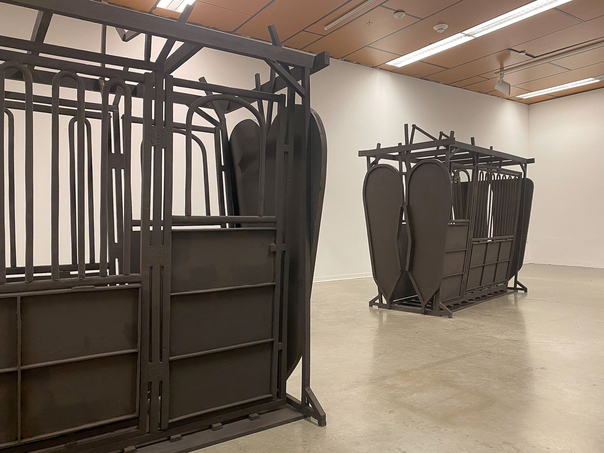 a, b (CRUSH) (installation view)