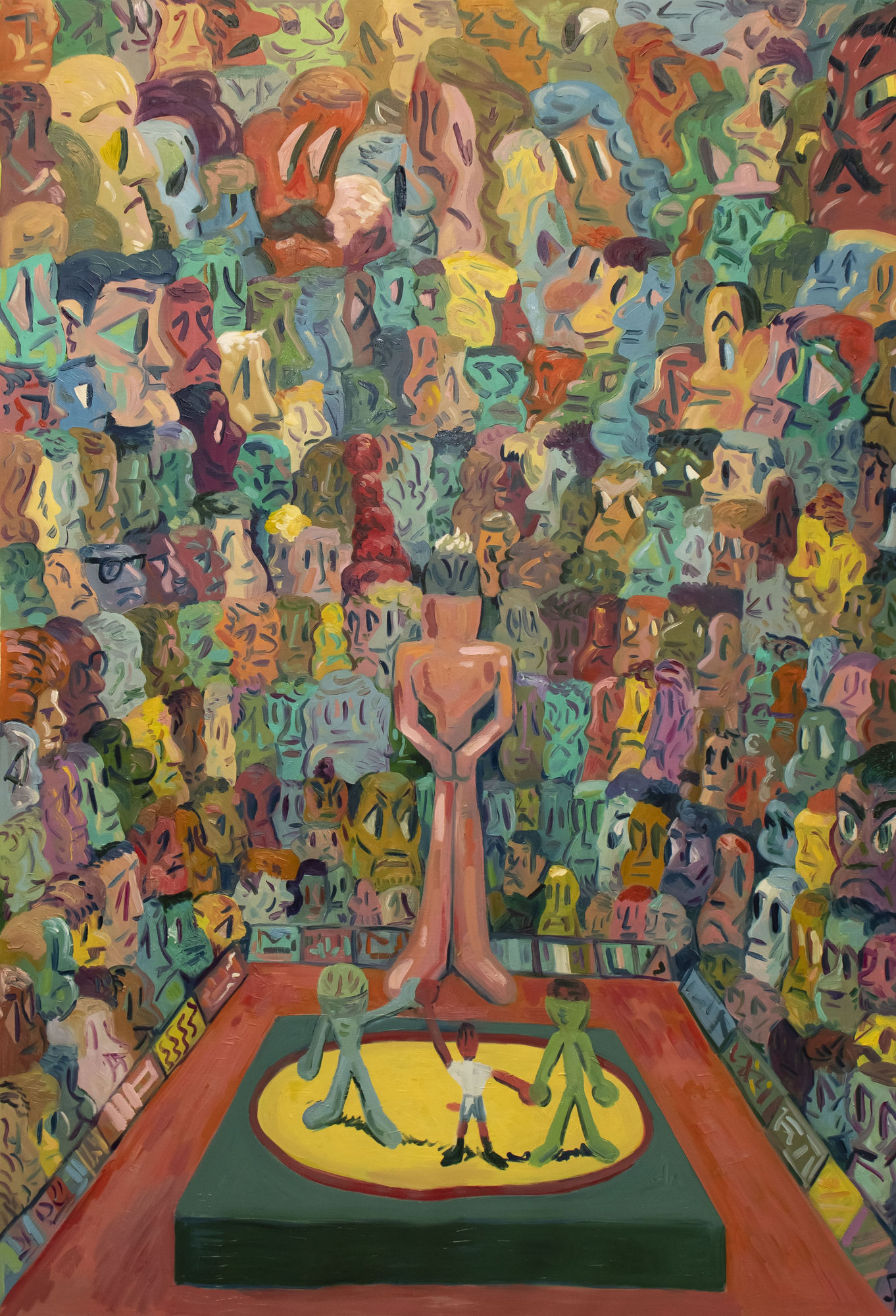 Milad Mousavi Broken Winners and Broken Losers, 2022 Oil on canvas 100 x 70 cm 39 1/2 x 27 1/2 in