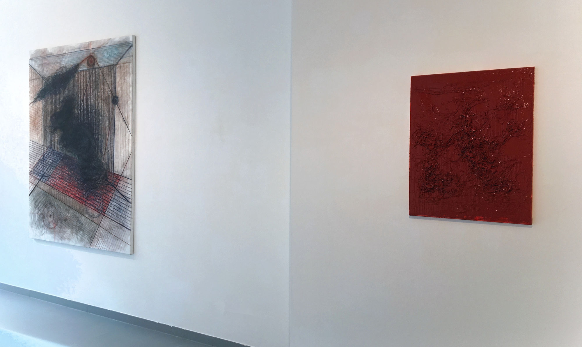 Substratum solo show by Zsolt Berszan at Anaid Art Gallery 2017 installation view