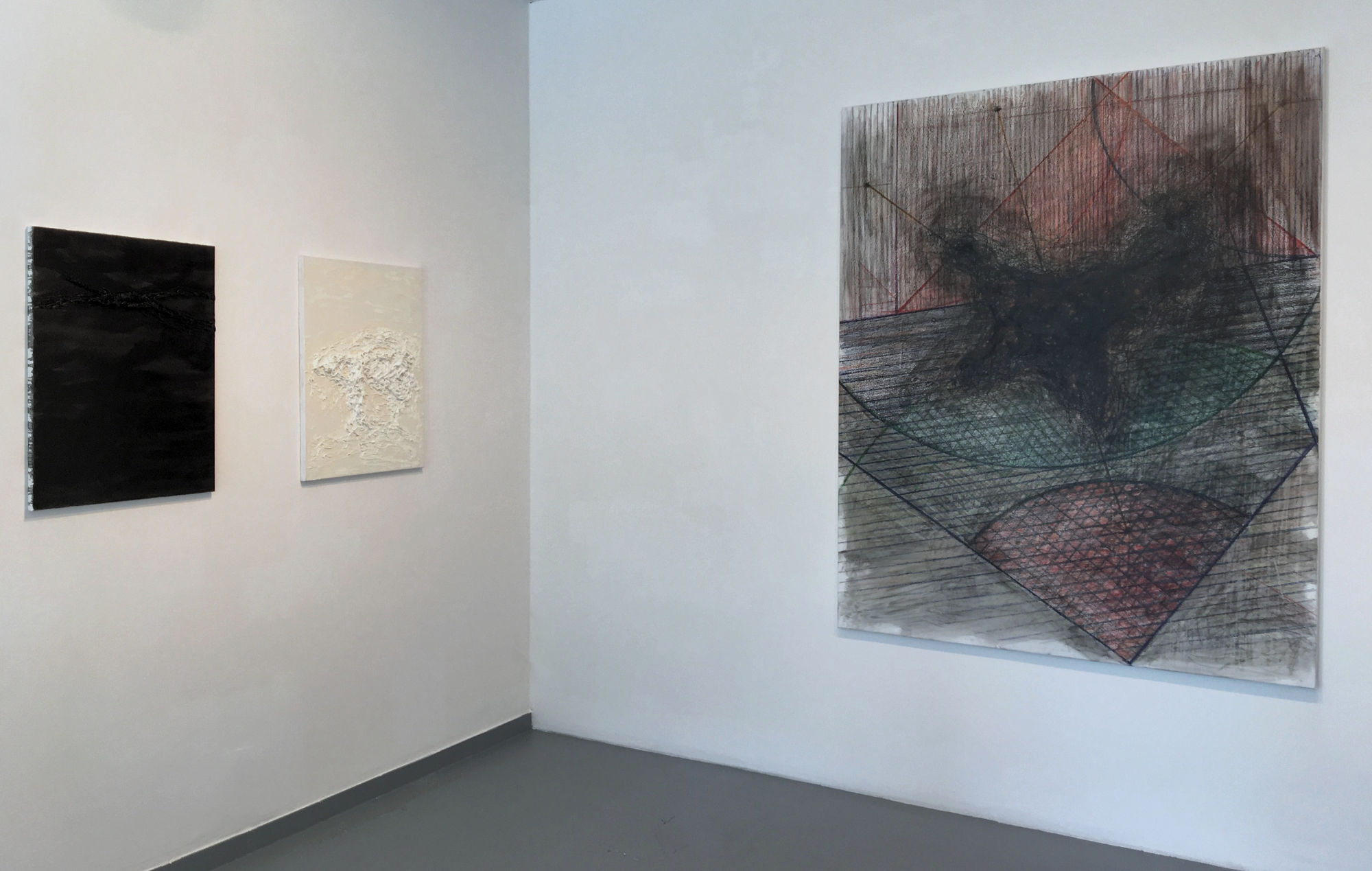 Substratum solo show by Zsolt Berszan at Anaid Art Gallery 2017 installation view