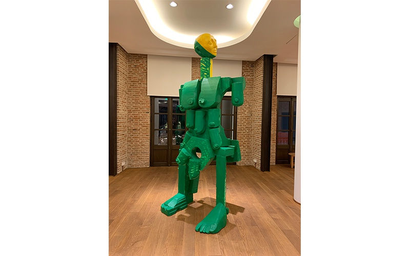 The Oldest Day solo exhibition by Alexandru Radvan at Arcub Bucharest Cultural Center 2019 installation view