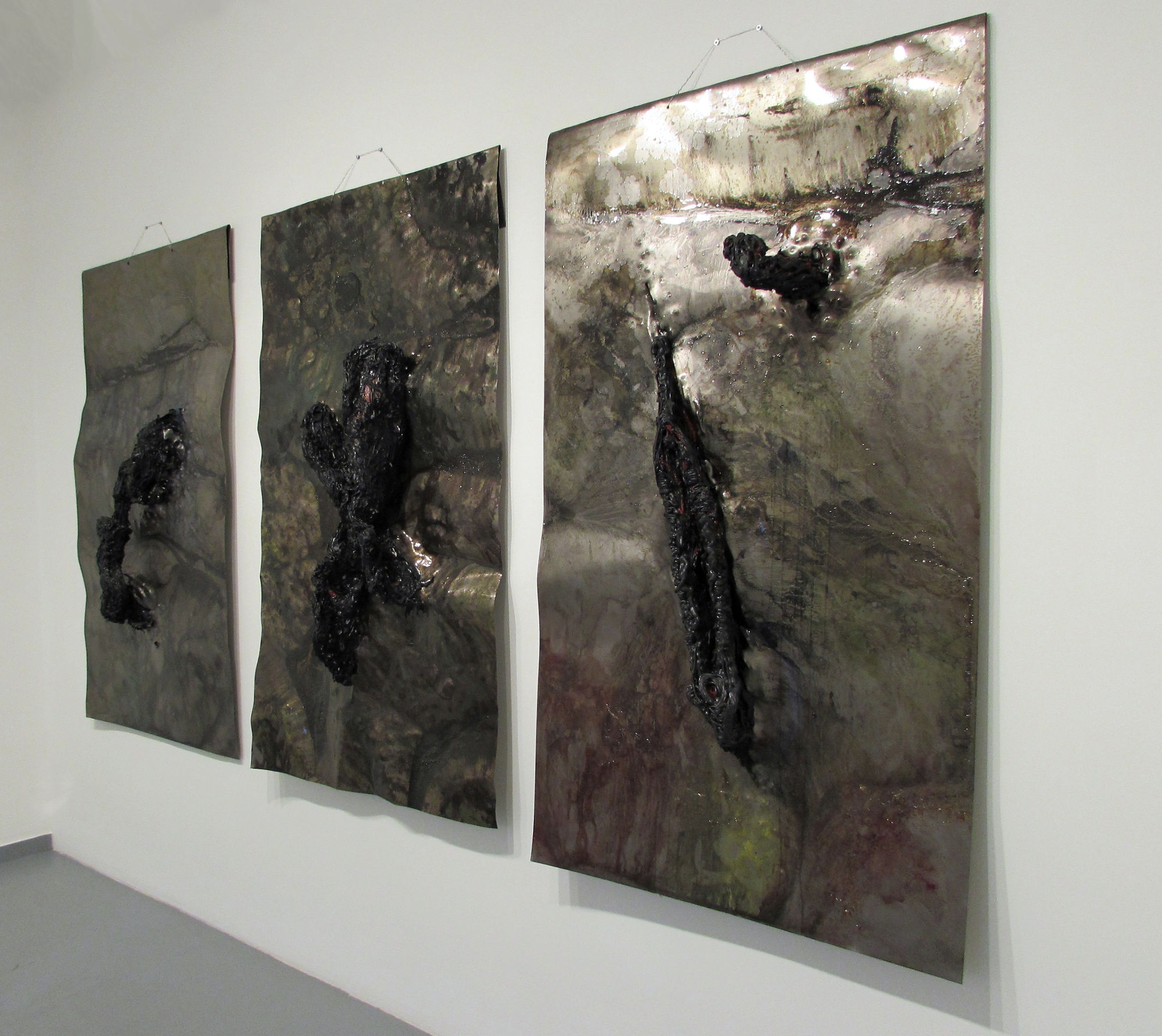 Abstract Feelings group exhibition at Anaid Art Gallery Berlin 2017 installation view