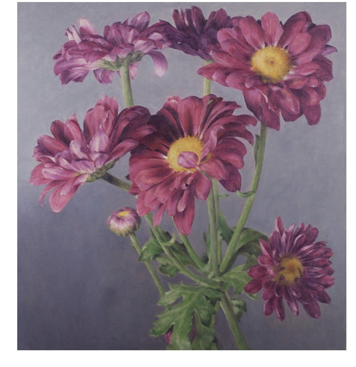 Jennny Dubnau, PINK FLOWERS, 2016