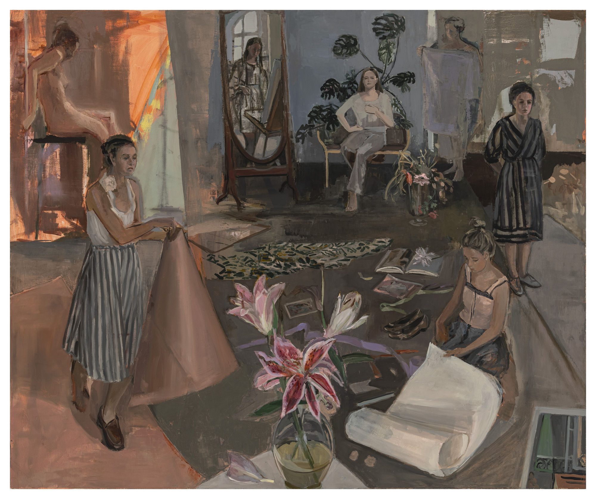 SELF PORTAIT OF AN ARTIST AS A YOUNG GIRL, 2024