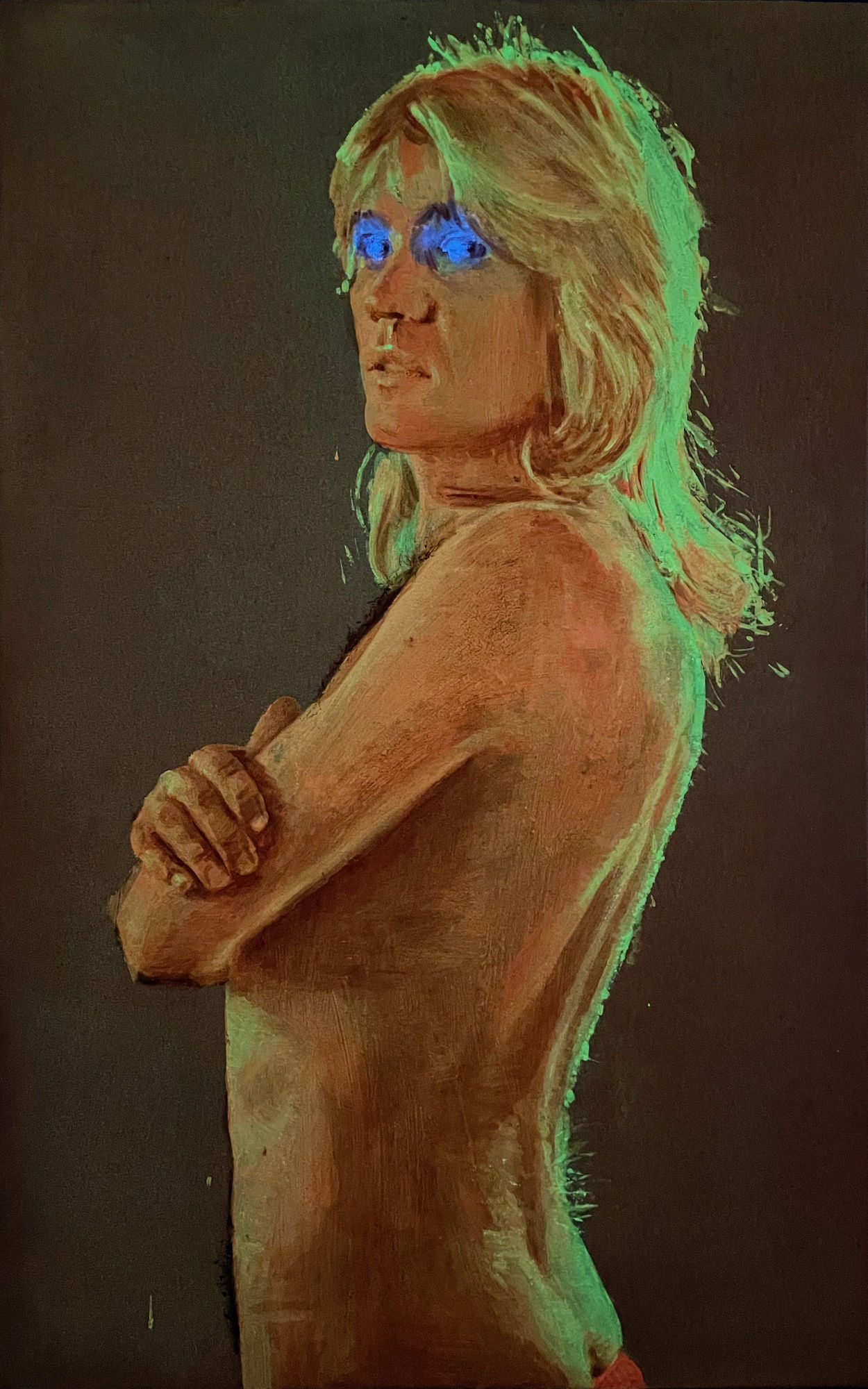 Patrick à poil, 2021 Phosphorescent view