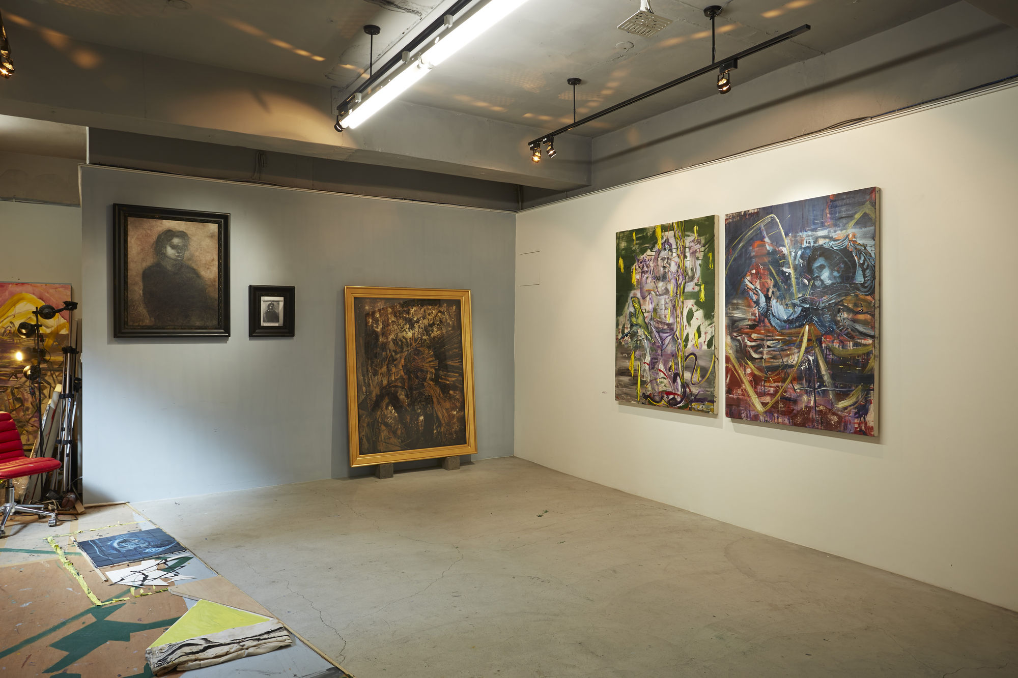 鍾江澤個展－謬思牆 工作現場進行式