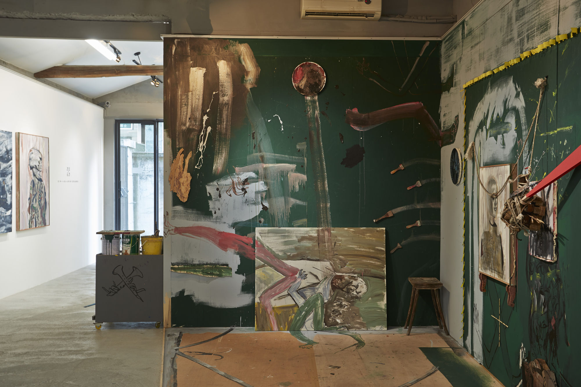 鍾江澤個展－謬思牆 工作現場進行式