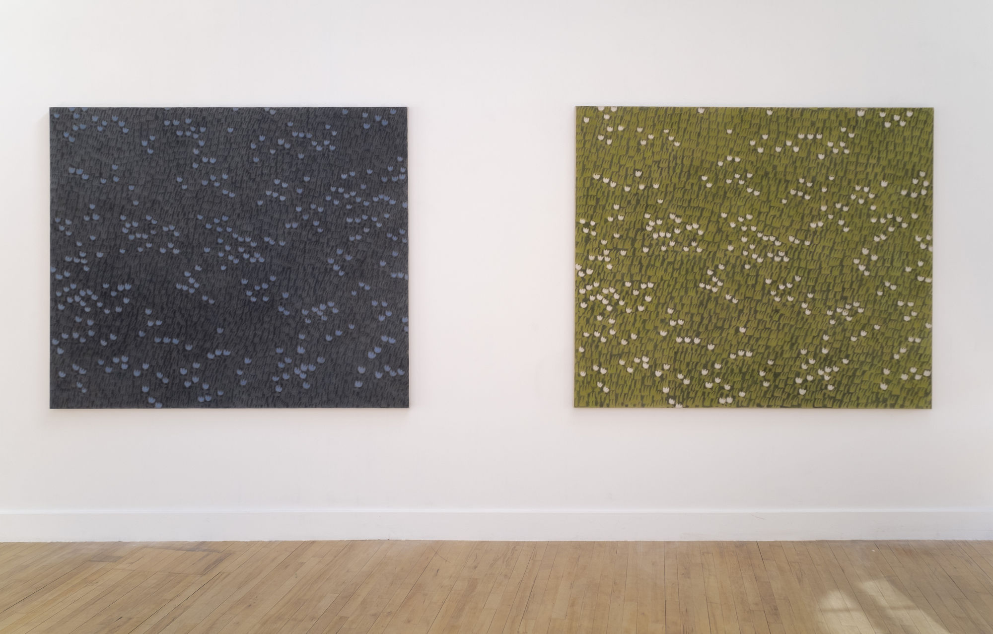 Johnny Izatt-Lowry, By day, but then again by night, 2020 Installation view