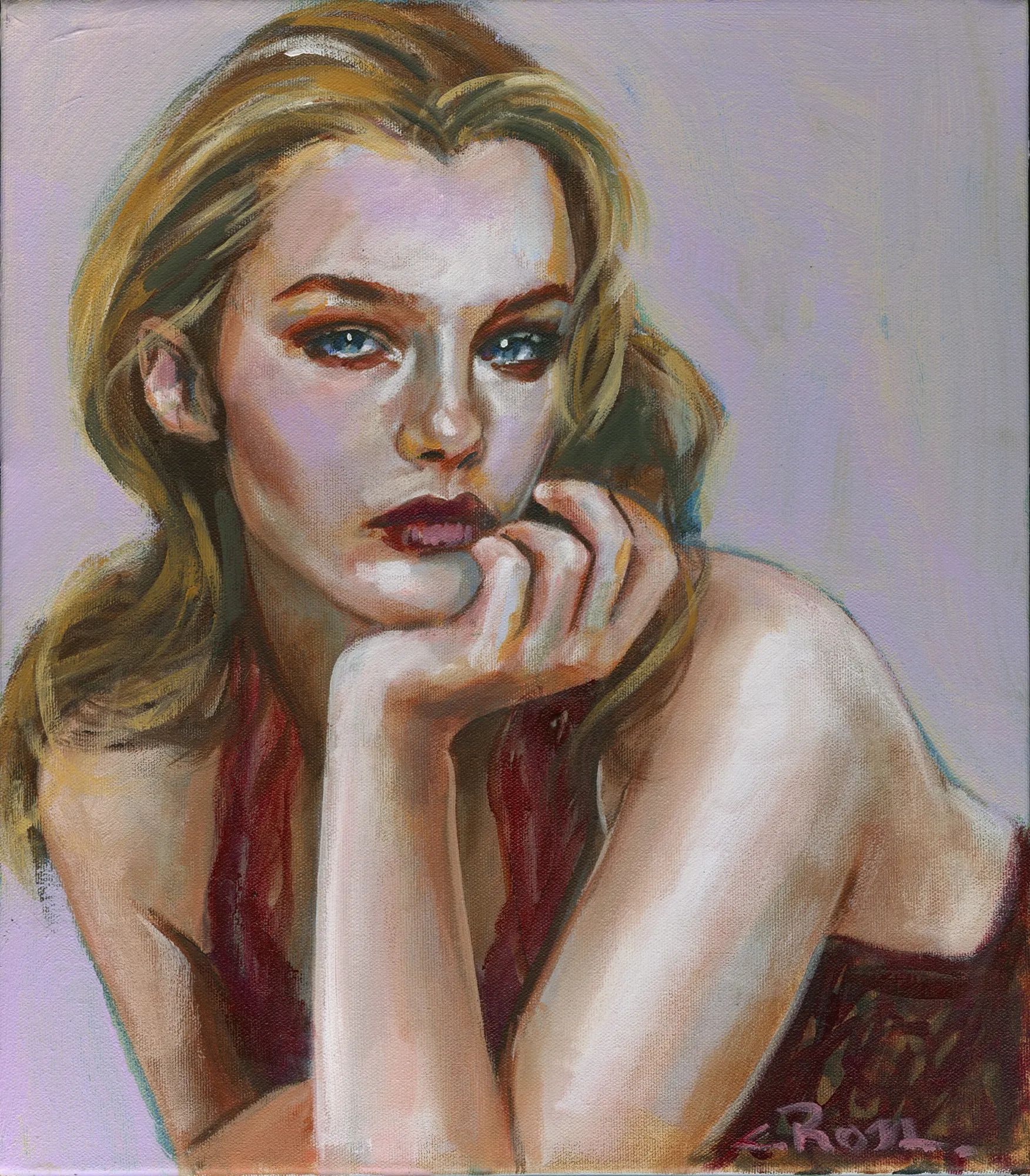 PLATINUM GOLD MINIATURE STUDY #1, 2021