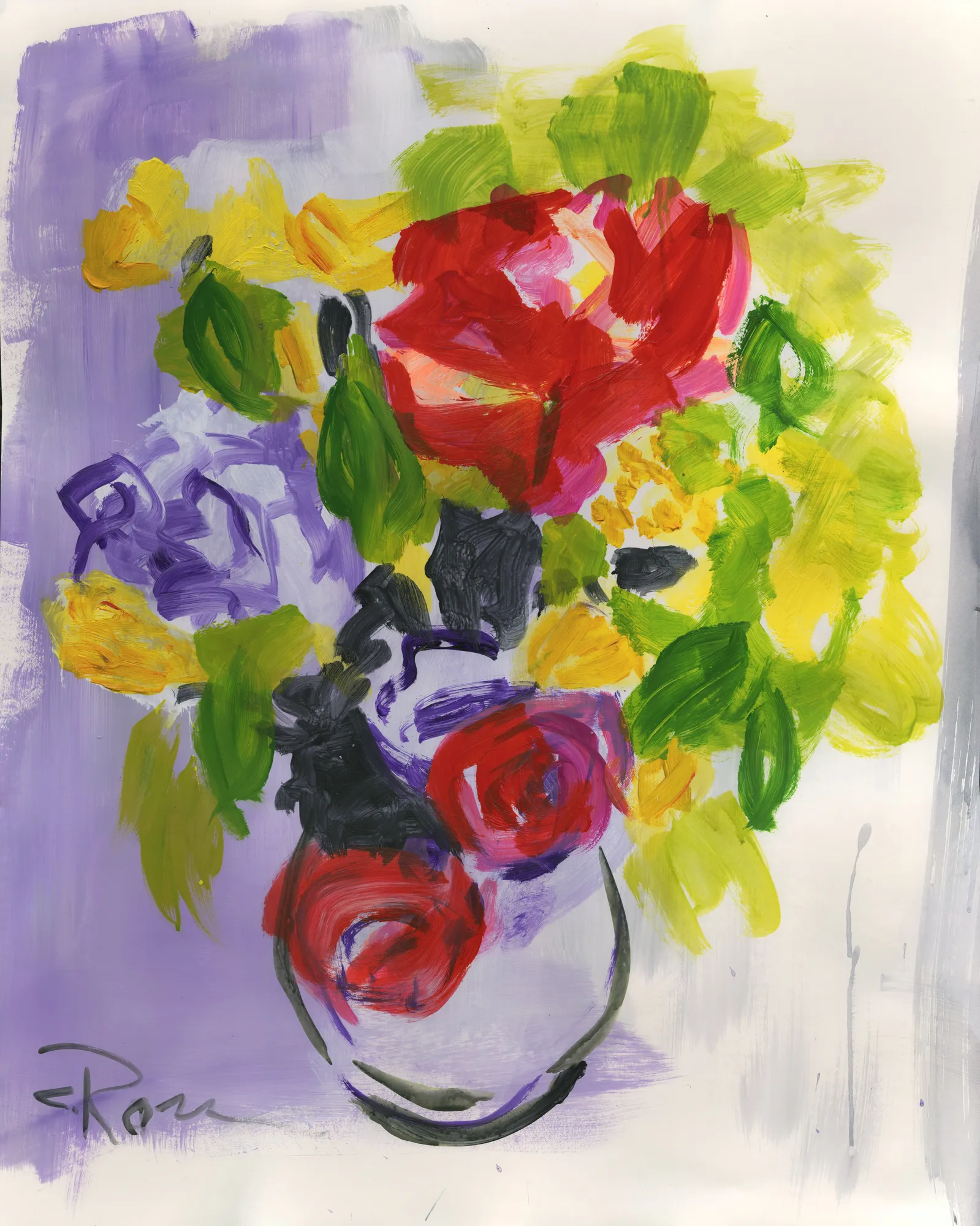 FLOWER STUDY I, 2021