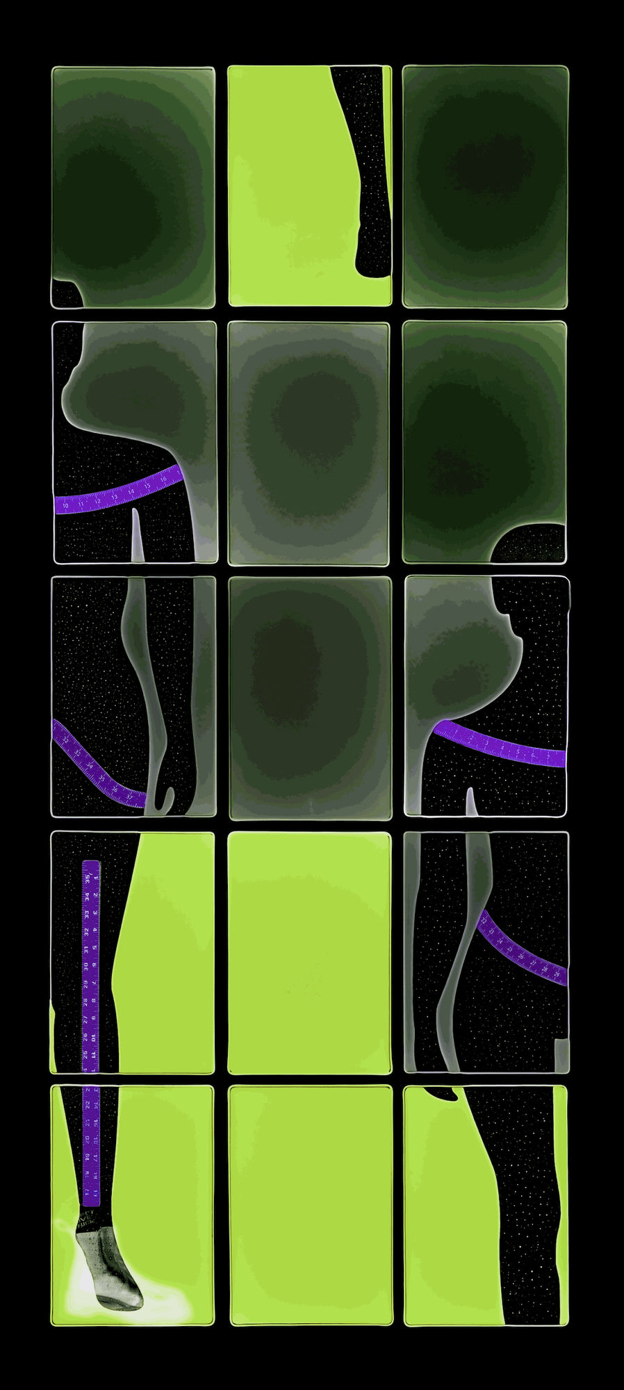 An Audience (Lime Green Variation), 2024
