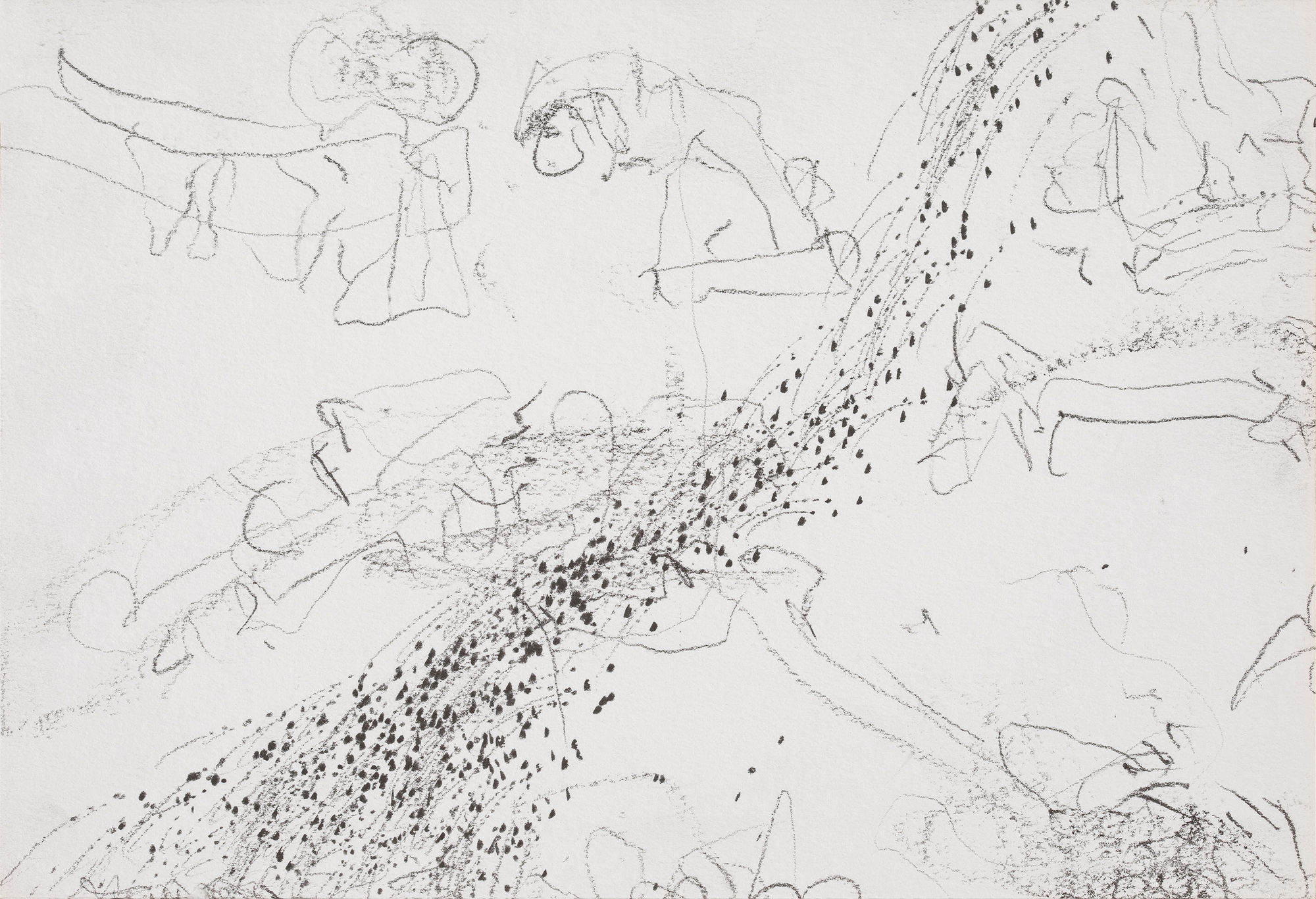 Vivan Sundaram Untitled Charcoal on paper