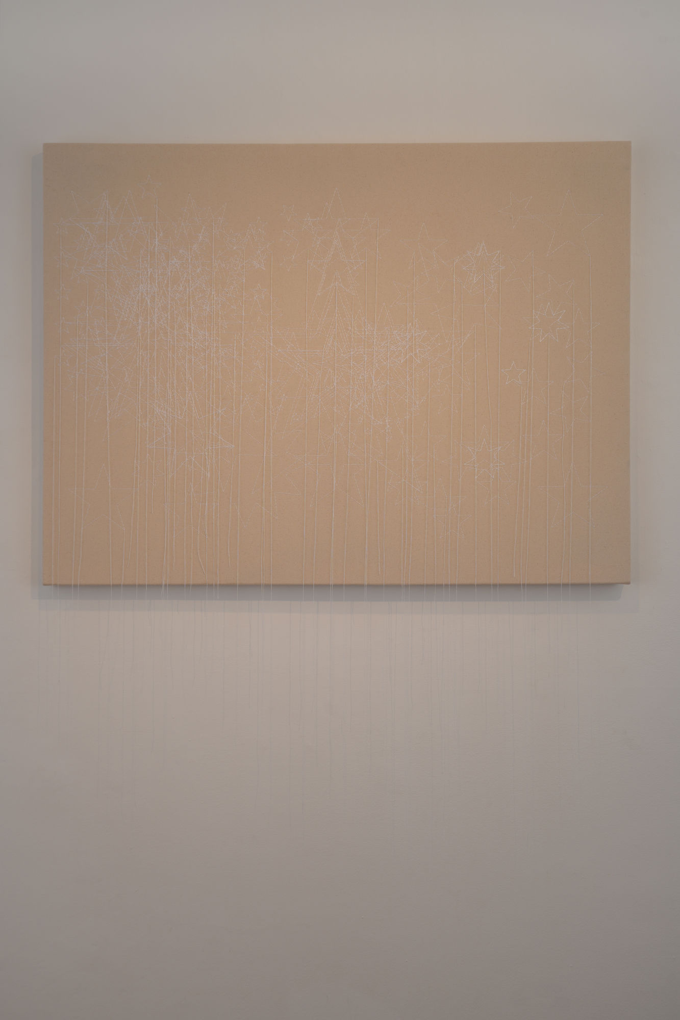 Shilpa Gupta Stars on Flags of the World, July 2011 Embroidery on cloth