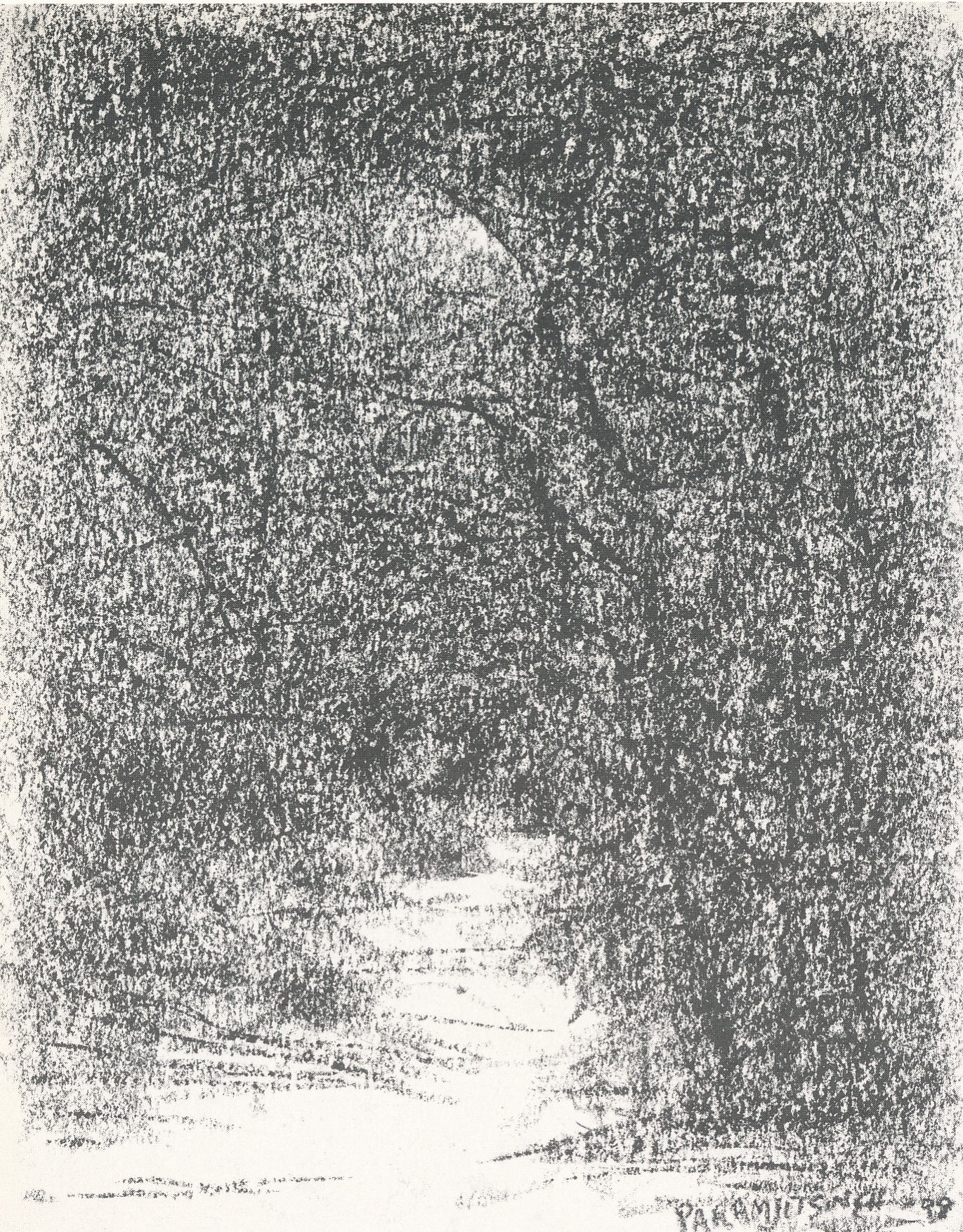 Paramjit Singh Untitled, 1998 Black Crayon