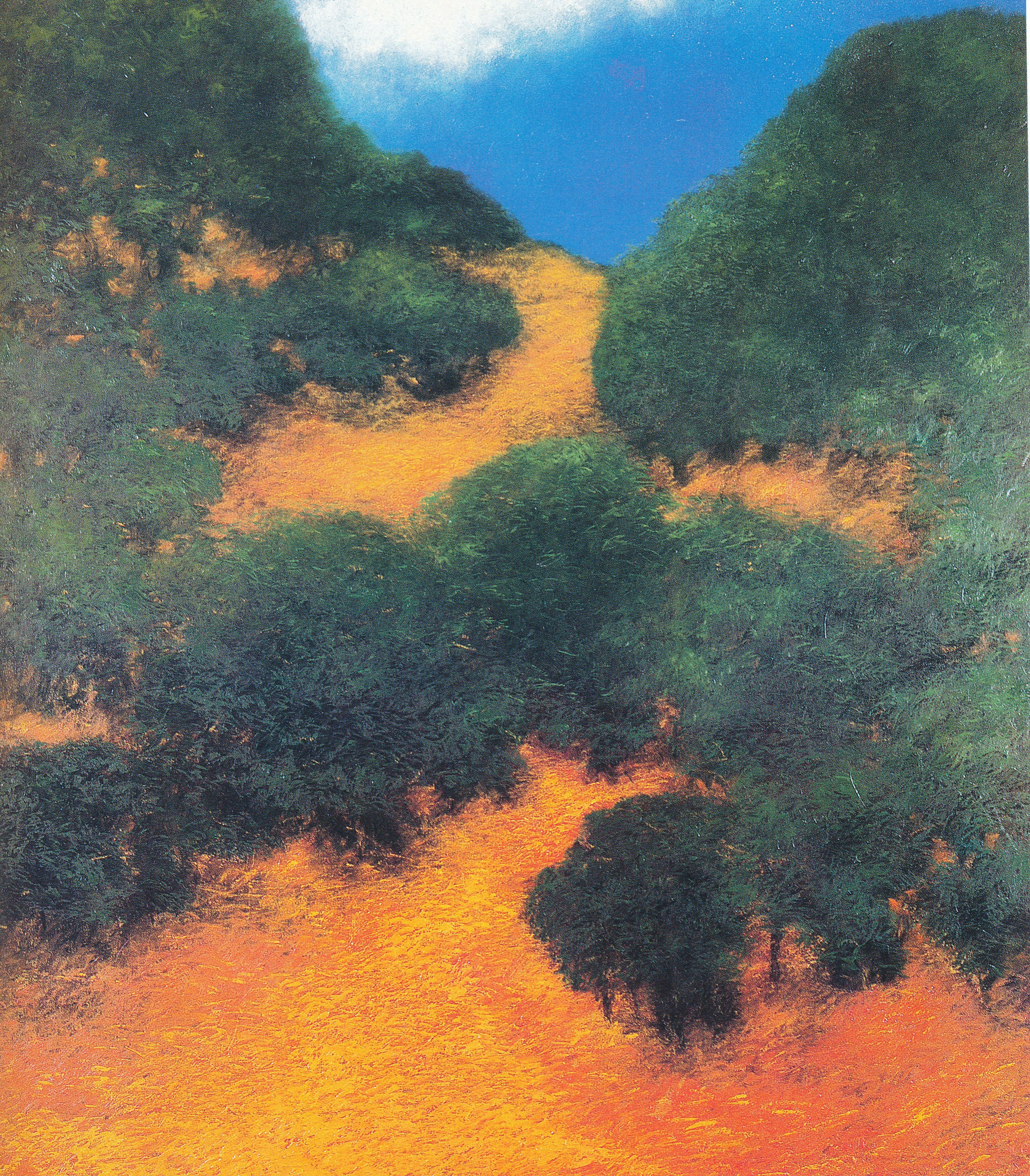 Paramjit Singh Dusk, 1995 Oil on canvas 70 x 62 in