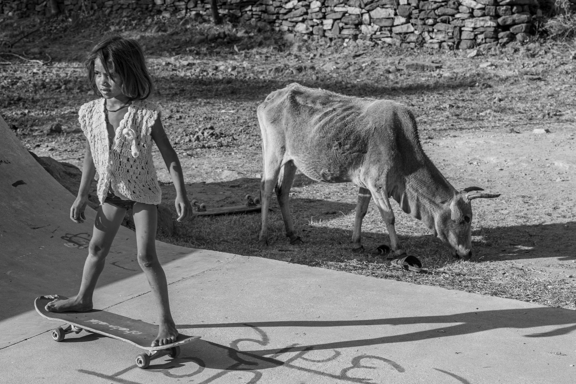 Anjali, 6 yrs, Janwaar Village, Madhya Pradesh, India (from the series Janwaar Castle) Archival pigment print 24 x 36 in