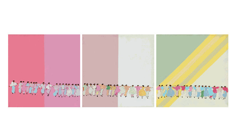 Aditya Chadar Endless Journey II, 2024 Acrylic on linen